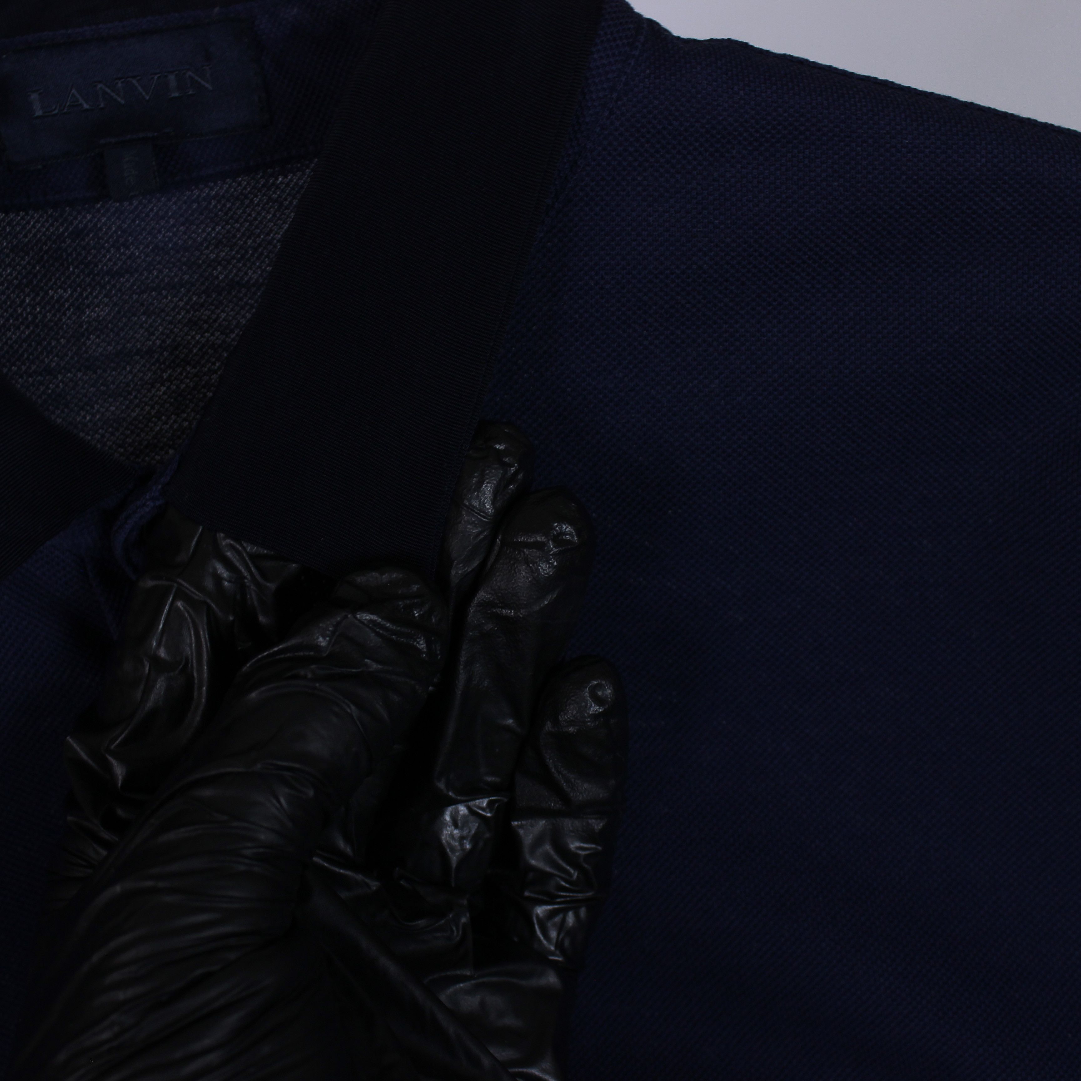 Lanvin Lanvin vintage polo shirt rarity navy blue S M Size US S / EU 44-46 / 1 - 5 Thumbnail