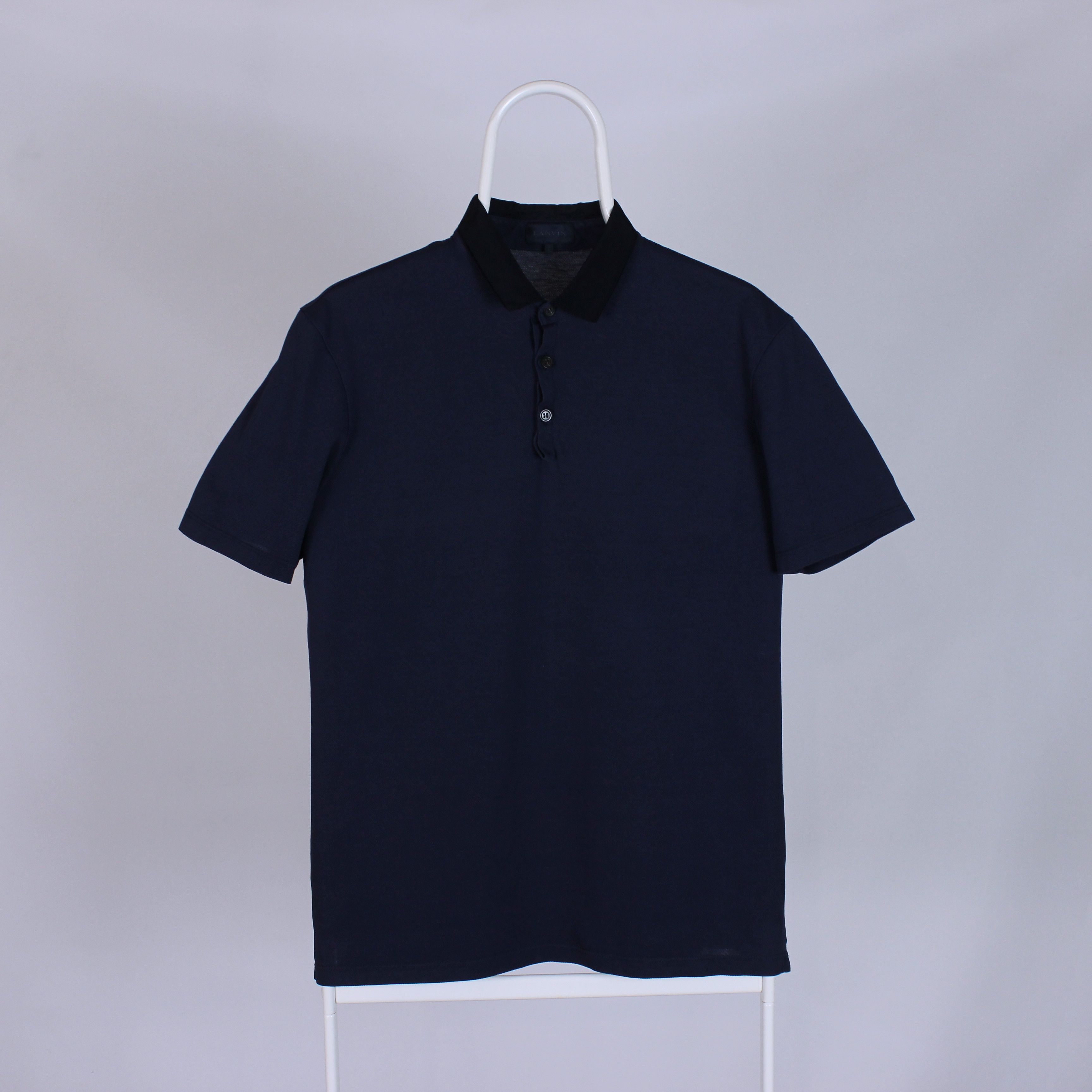 Lanvin Lanvin vintage polo shirt rarity navy blue S M Size US S / EU 44-46 / 1 - 1 Thumbnail