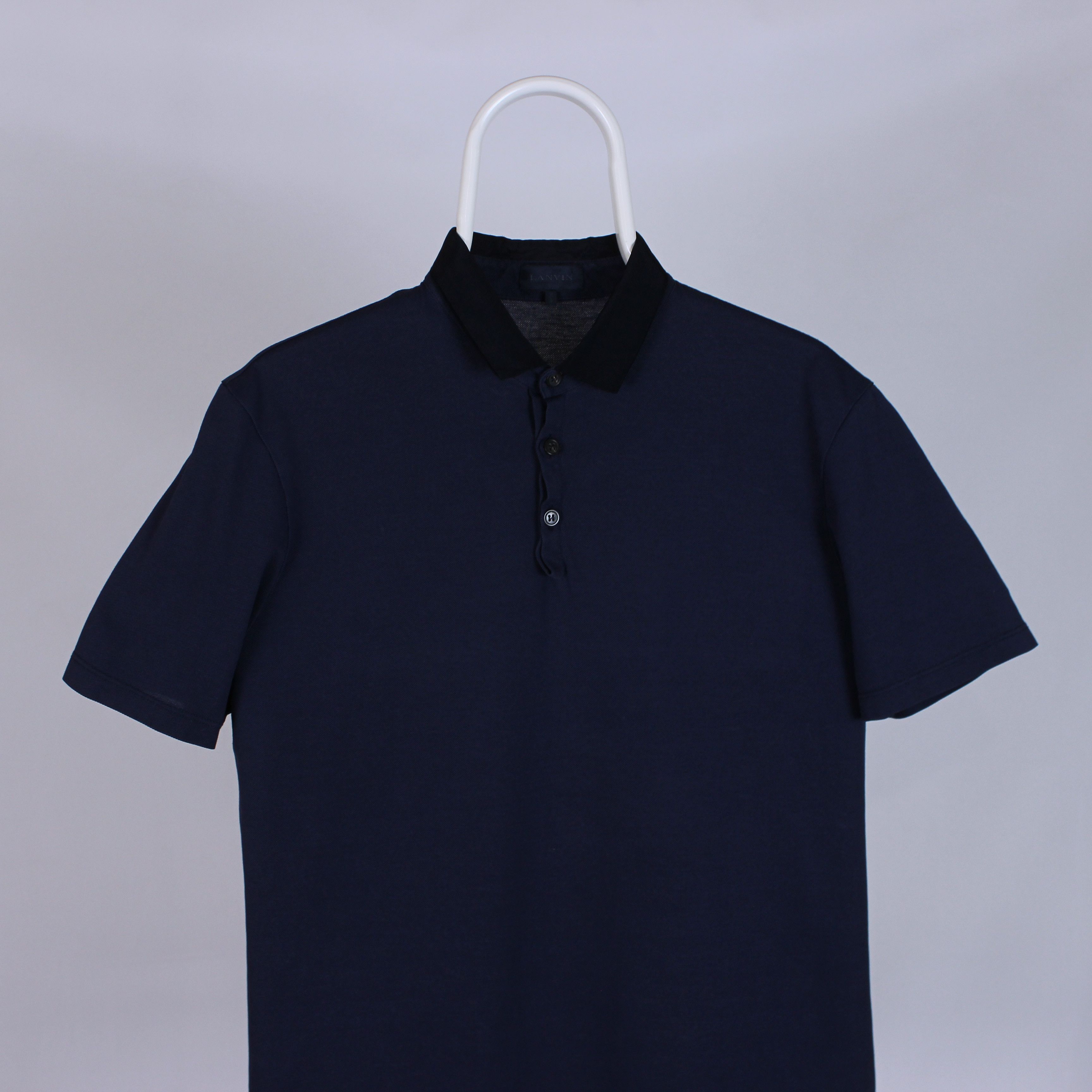 Lanvin Lanvin vintage polo shirt rarity navy blue S M Size US S / EU 44-46 / 1 - 2 Thumbnail