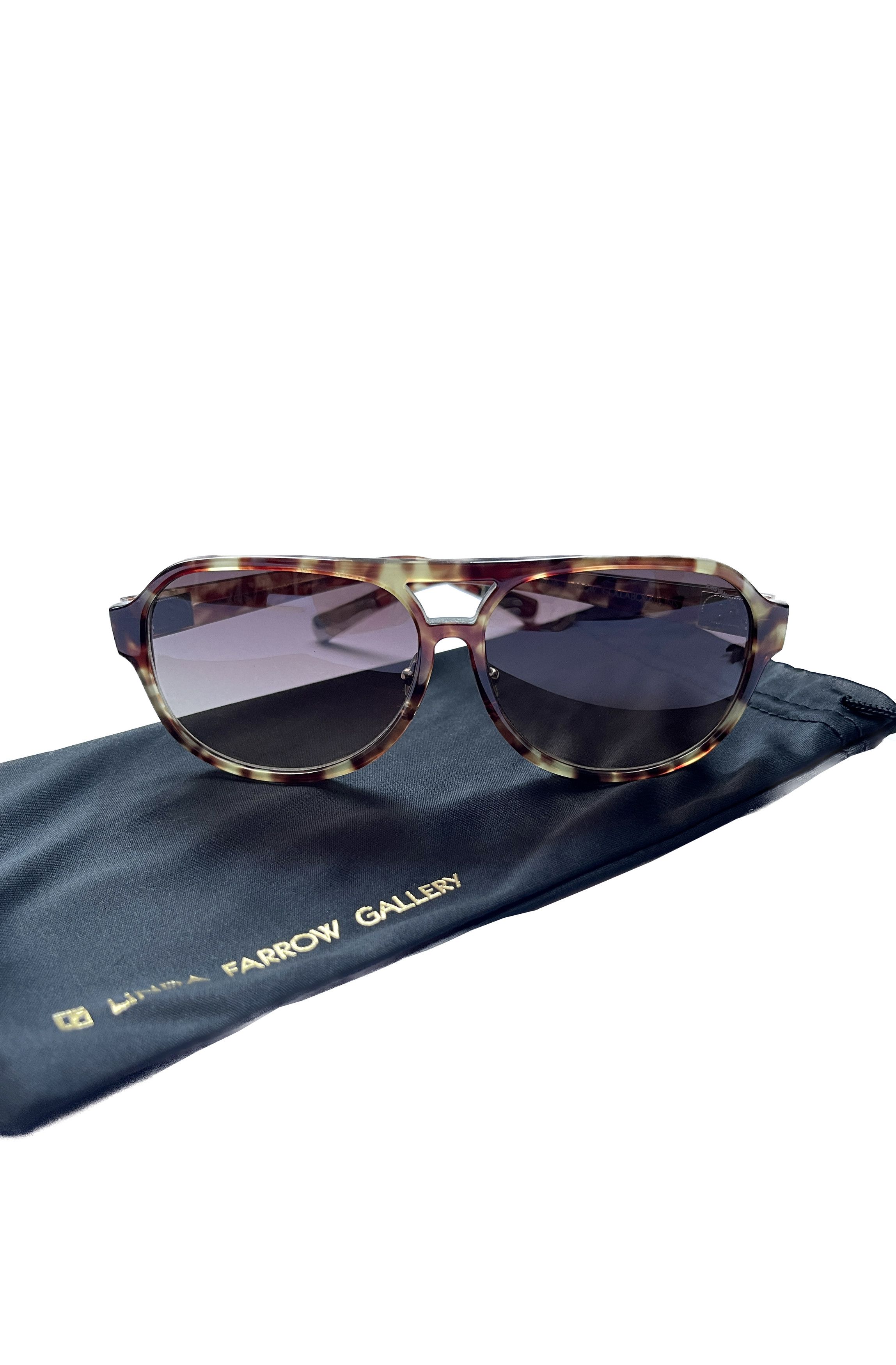 Kris Van Assche × Linda Farrow Flip up sunglasses | Grailed