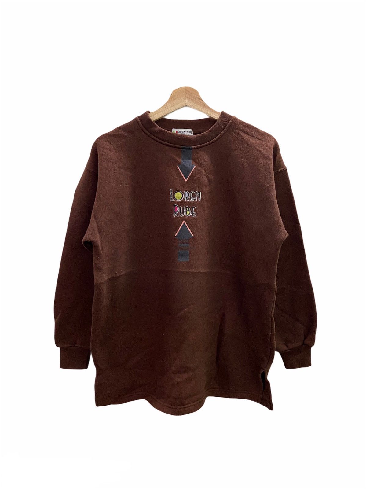 Japanese Brand Vintage Loren Rube Italy Crewneck Size US L / EU 52-54 / 3 - 1 Thumbnail