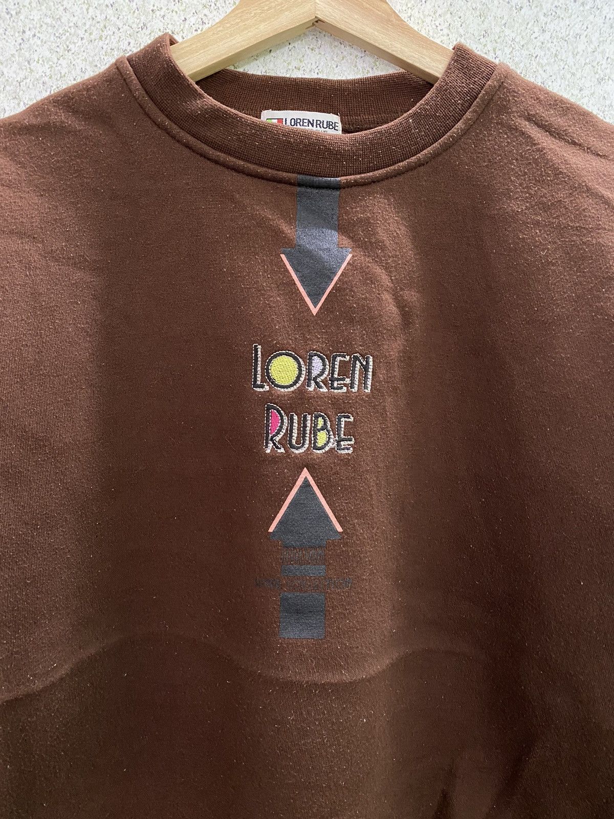 Japanese Brand Vintage Loren Rube Italy Crewneck Size US L / EU 52-54 / 3 - 2 Thumbnail