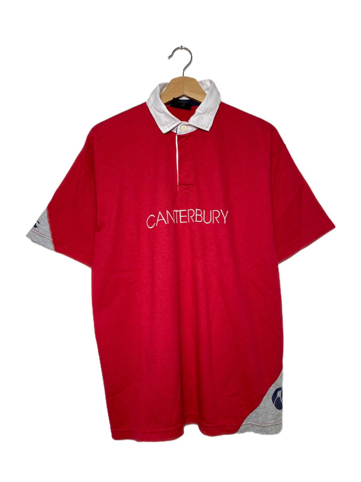 Canterbury of New Zealand × NFL × Vintage Vintage New Zealand Canterbury Rugby Shirt Size US L / EU 52-54 / 3 - 1 Thumbnail
