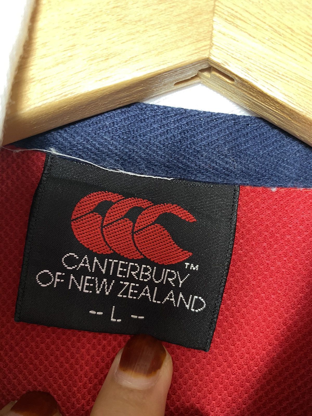Canterbury of New Zealand × NFL × Vintage Vintage New Zealand Canterbury Rugby Shirt Size US L / EU 52-54 / 3 - 4 Thumbnail