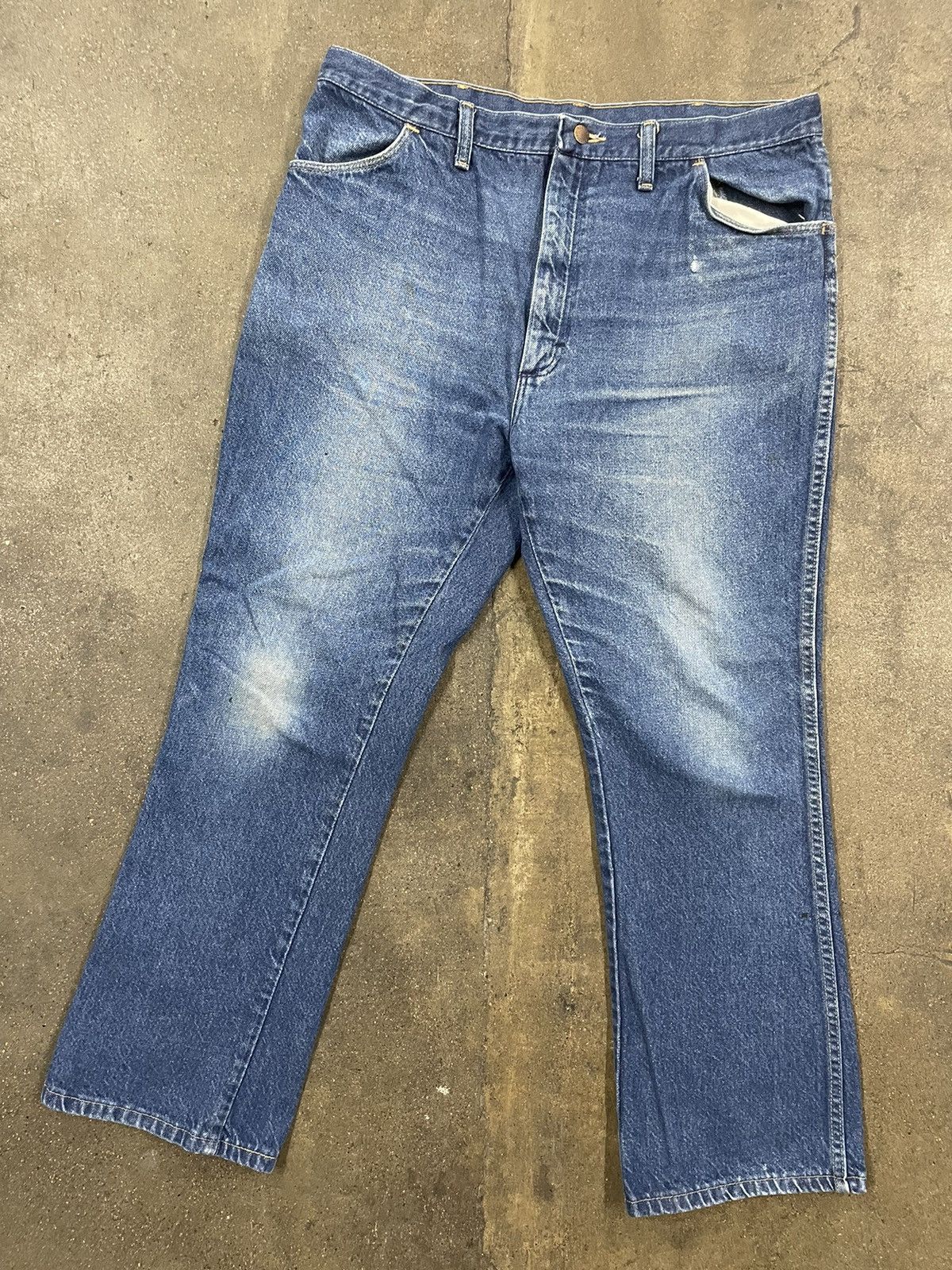 Vintage Vintage 1980s Rustler Well Faded Jeans | Grailed