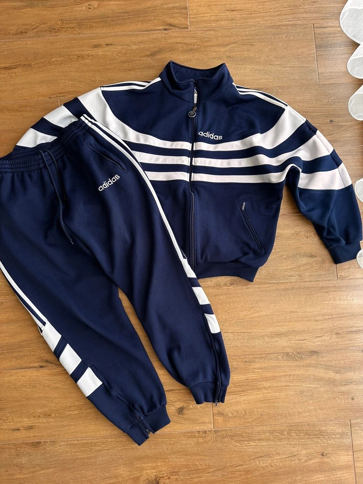 Vintage Adidas Streetstyle Navy Tracksuit