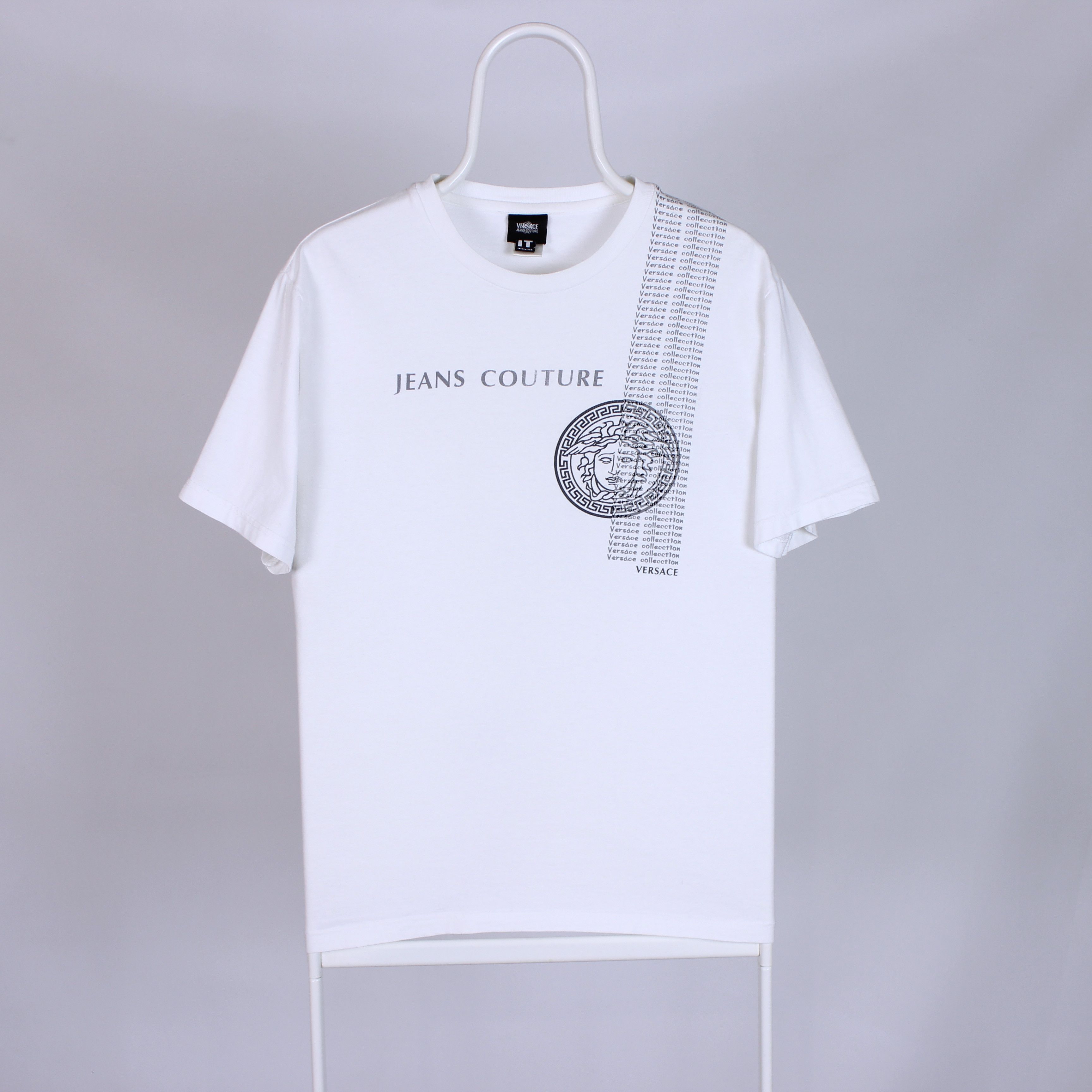Versace Jeans Couture Versace Jeans Couture t shirt big logo rarity white M L Size US S / EU 44-46 / 1 - 2 Thumbnail