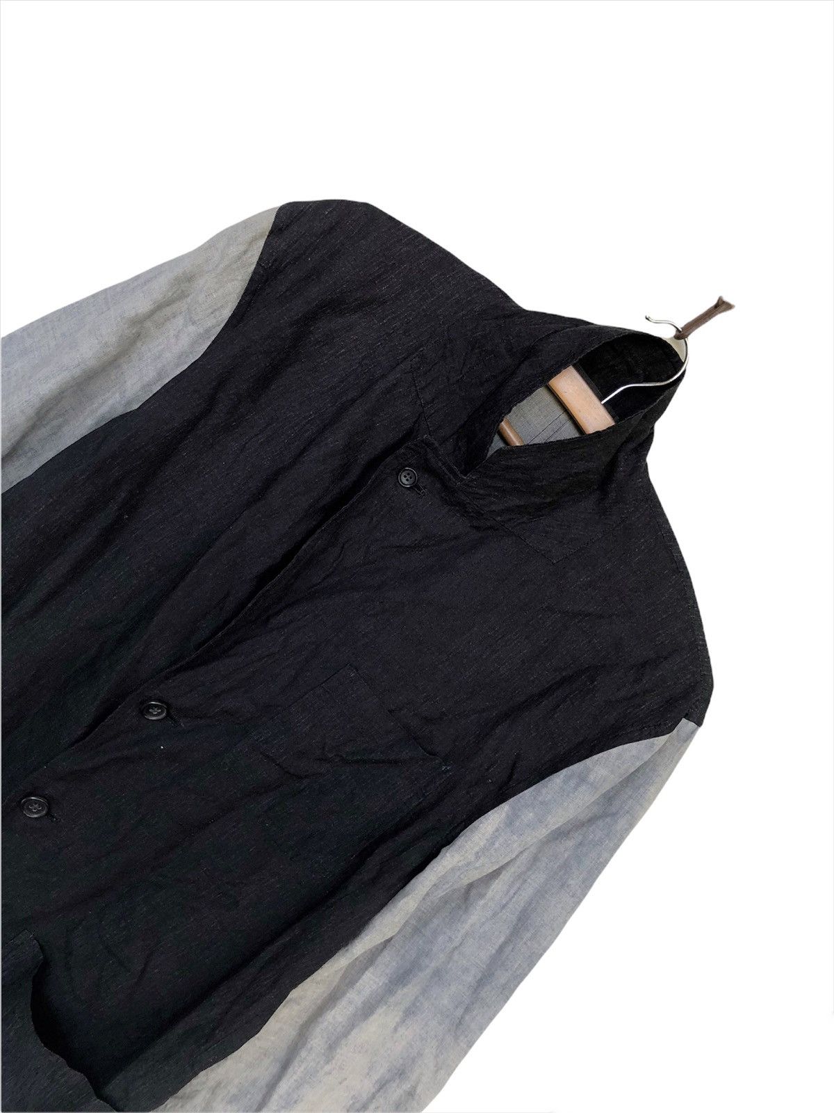 Comme des Garcons Homme Plus ARCHIVE🔥FW92 Runway Homme Plus 2 Tone Linen Jacket Size US M / EU 48-50 / 2 - 5 Thumbnail