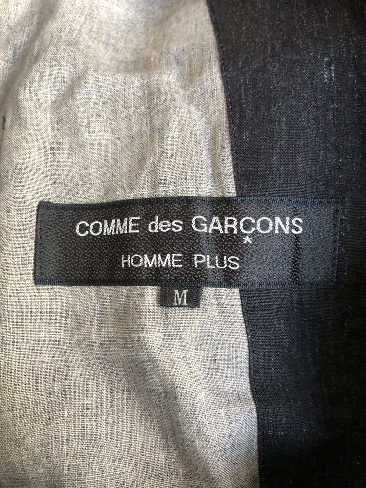 Comme des Garcons Homme Plus ARCHIVE🔥FW92 Runway Homme Plus 2 Tone Linen Jacket Size US M / EU 48-50 / 2 - 8 Thumbnail