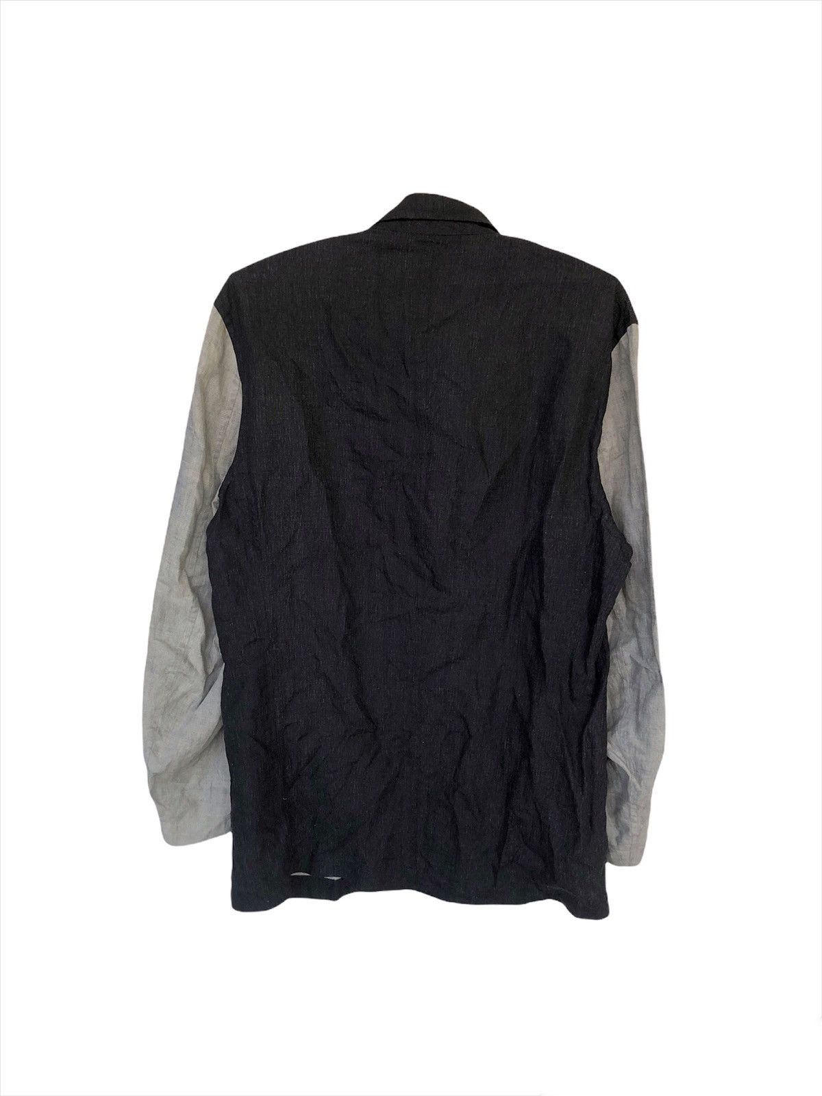Comme des Garcons Homme Plus ARCHIVE🔥FW92 Runway Homme Plus 2 Tone Linen Jacket Size US M / EU 48-50 / 2 - 7 Thumbnail
