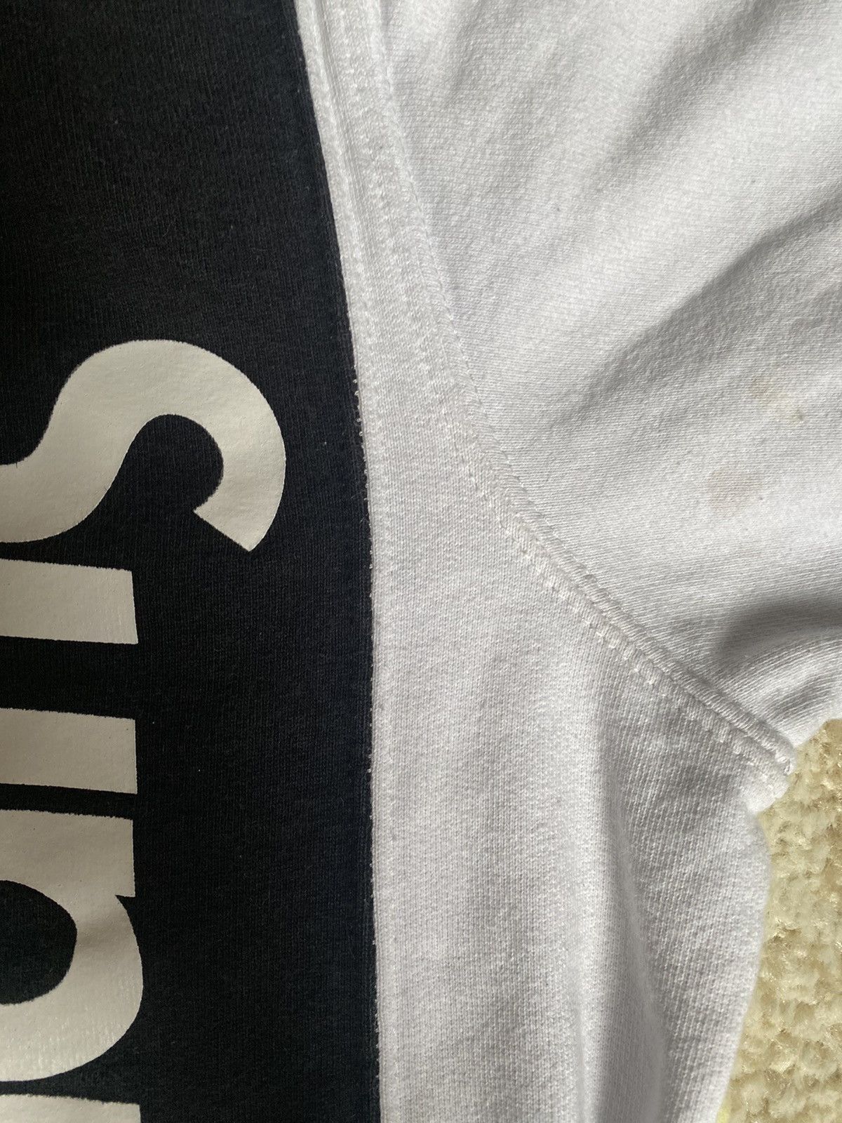 Supreme Supreme Panelled Crewneck Pale Yellow Size US L / EU 52-54 / 3 - 4 Thumbnail