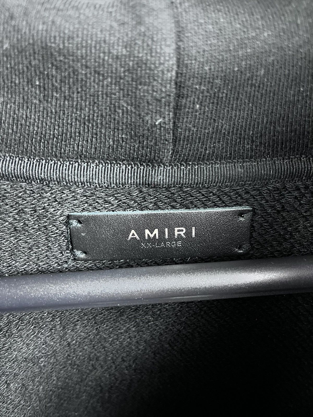 Amiri Braided Leather Black Hoodie Size US XXL / EU 58 / 5 - 5 Thumbnail
