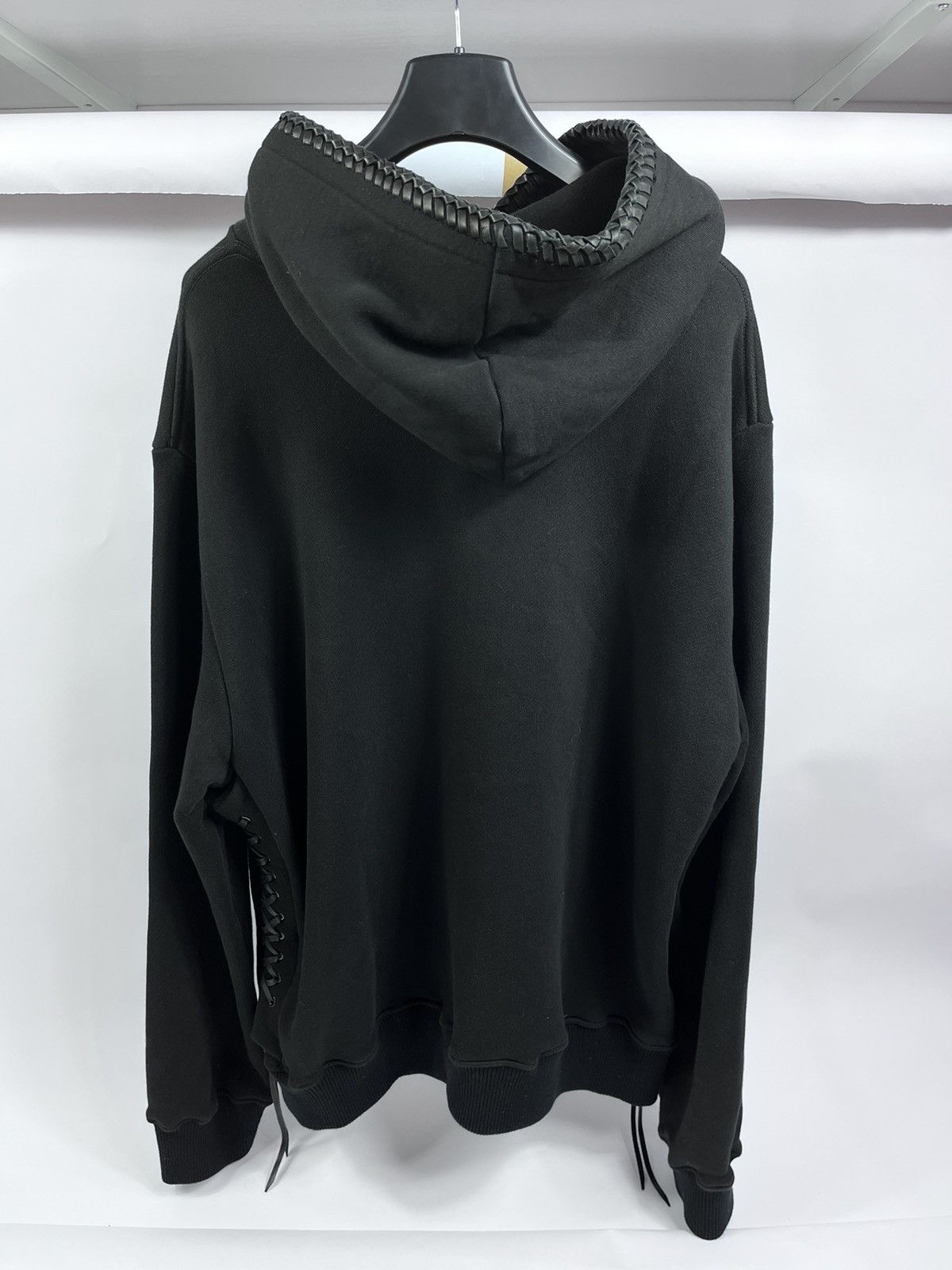 Amiri Braided Leather Black Hoodie Size US XXL / EU 58 / 5 - 2 Thumbnail