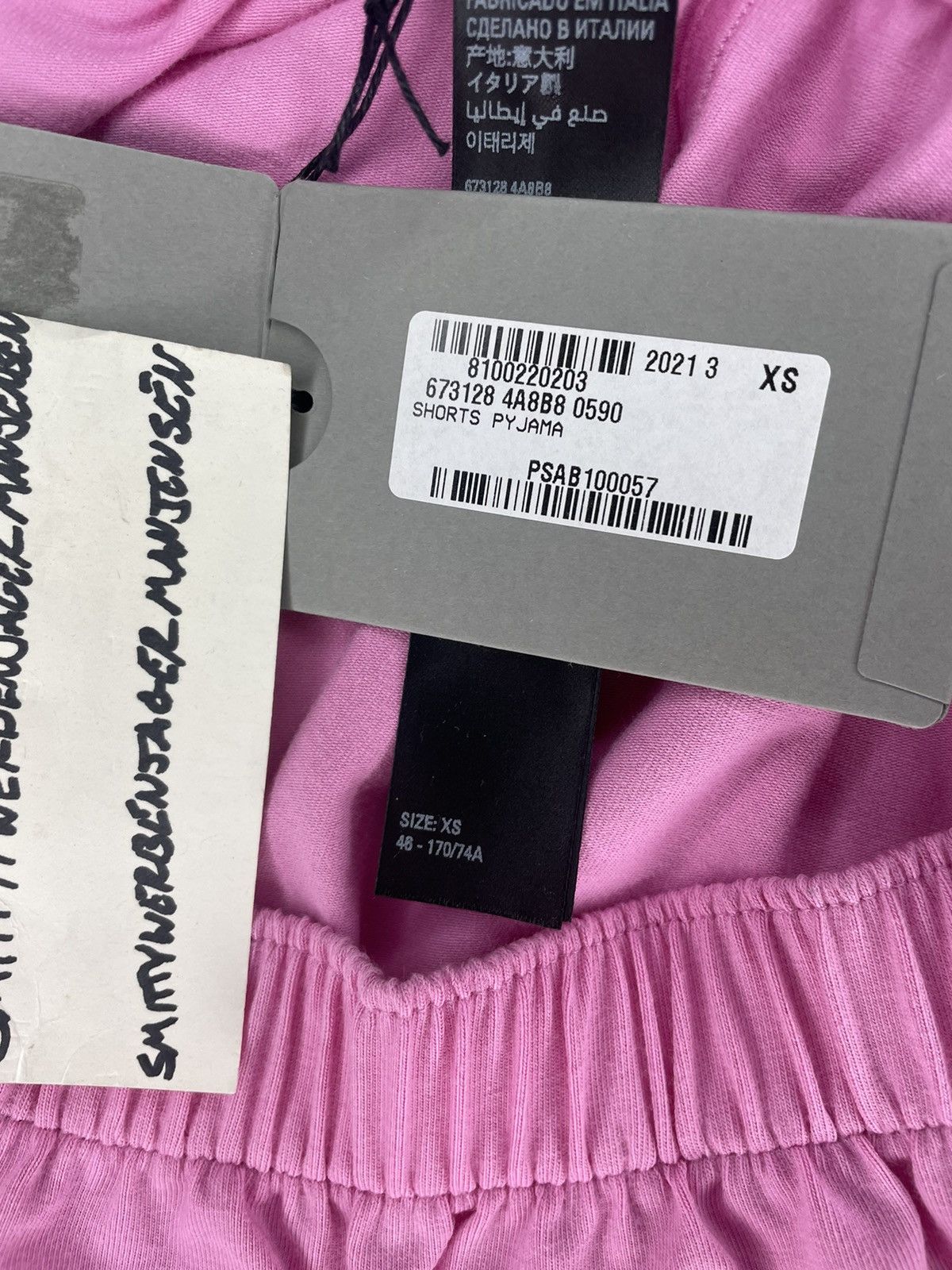 Balenciaga Balenciaga Embroidered Logo Pyjama Shorts Size US 28 / EU 44 - 8 Thumbnail