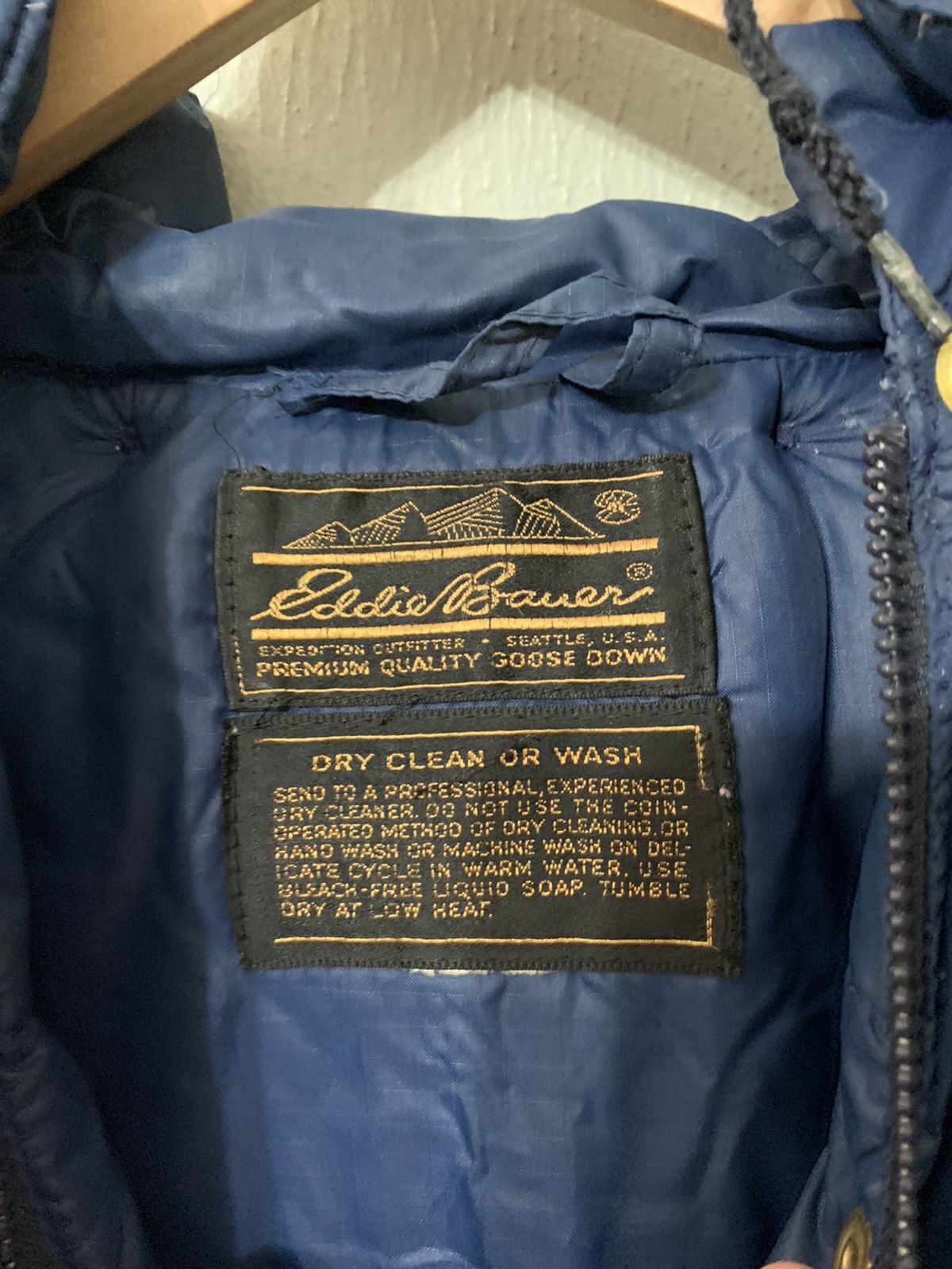 Eddie Bauer × Vintage Vintage 1980s Eddie Bauer goose Down Puffer Jacket Size US M / EU 48-50 / 2 - 3 Thumbnail