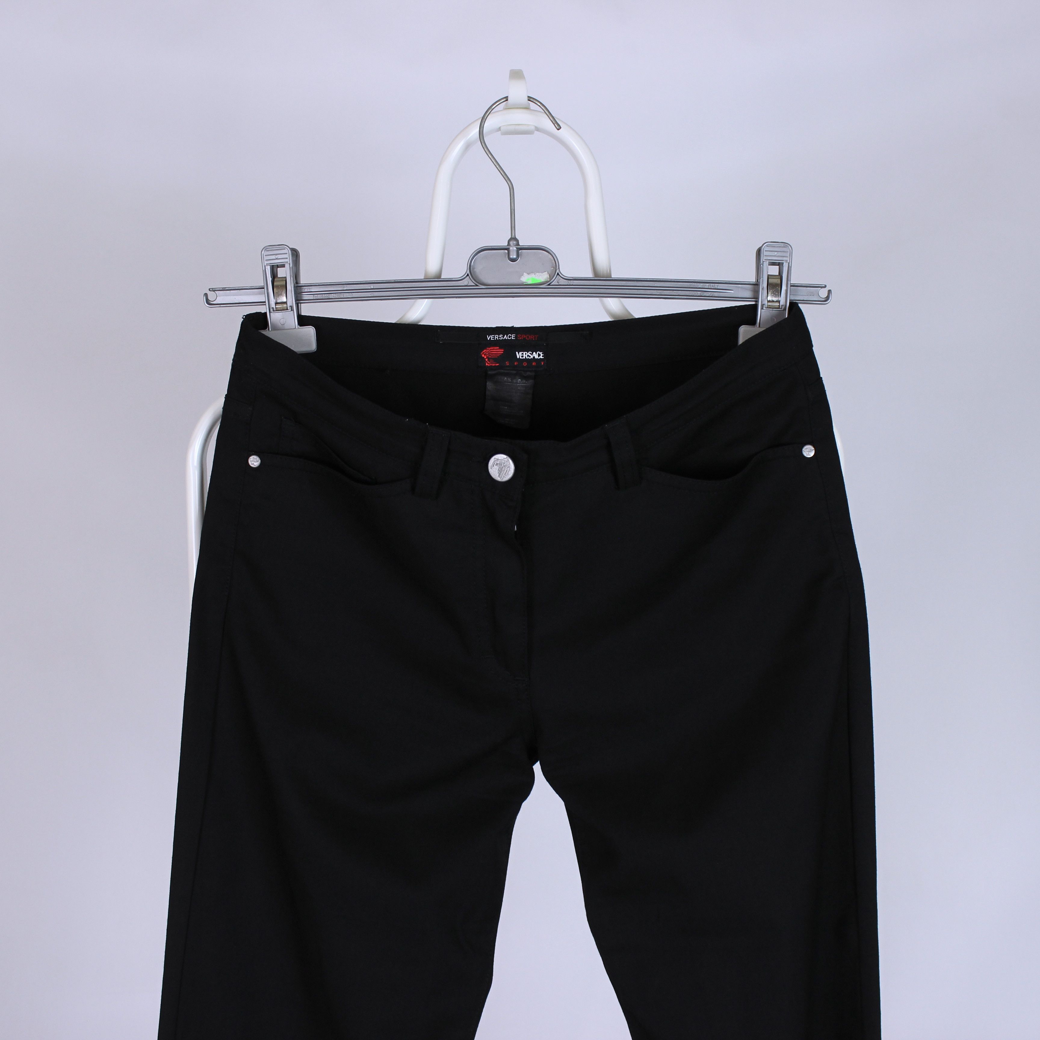 Versace Versace Sport pants cotton black rarity 30 32 women Size 28" / US 6 / IT 42 - 7 Thumbnail