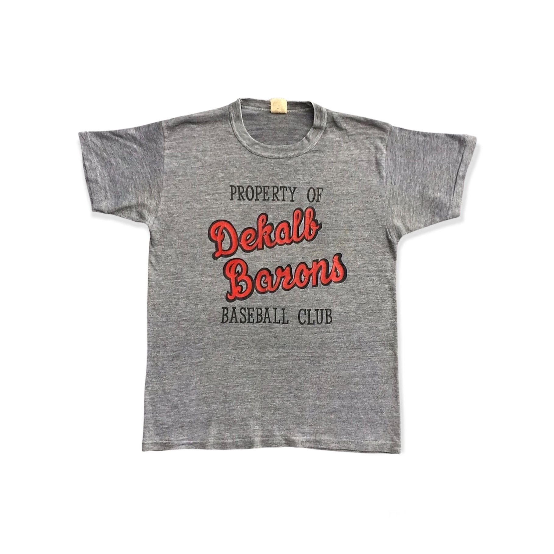 image of Mlb x Russell Athletic Vintage Tshirt Russell Athletic 3 Blend Rayon in Grey, Men's (Size Small)