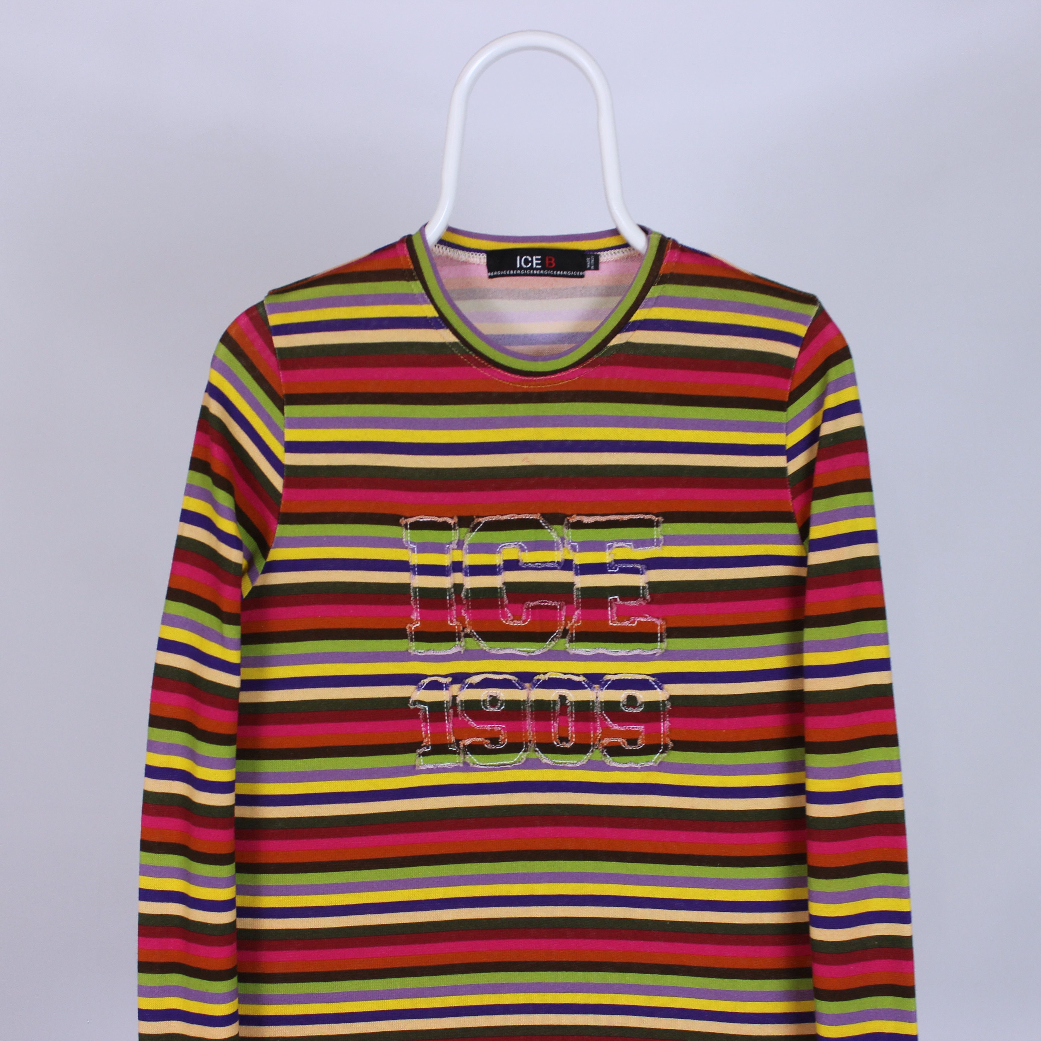 Iceberg Iceberg sweatshirt vintage rarity long sleeve striped M Size M / US 6-8 / IT 42-44 - 1 Thumbnail