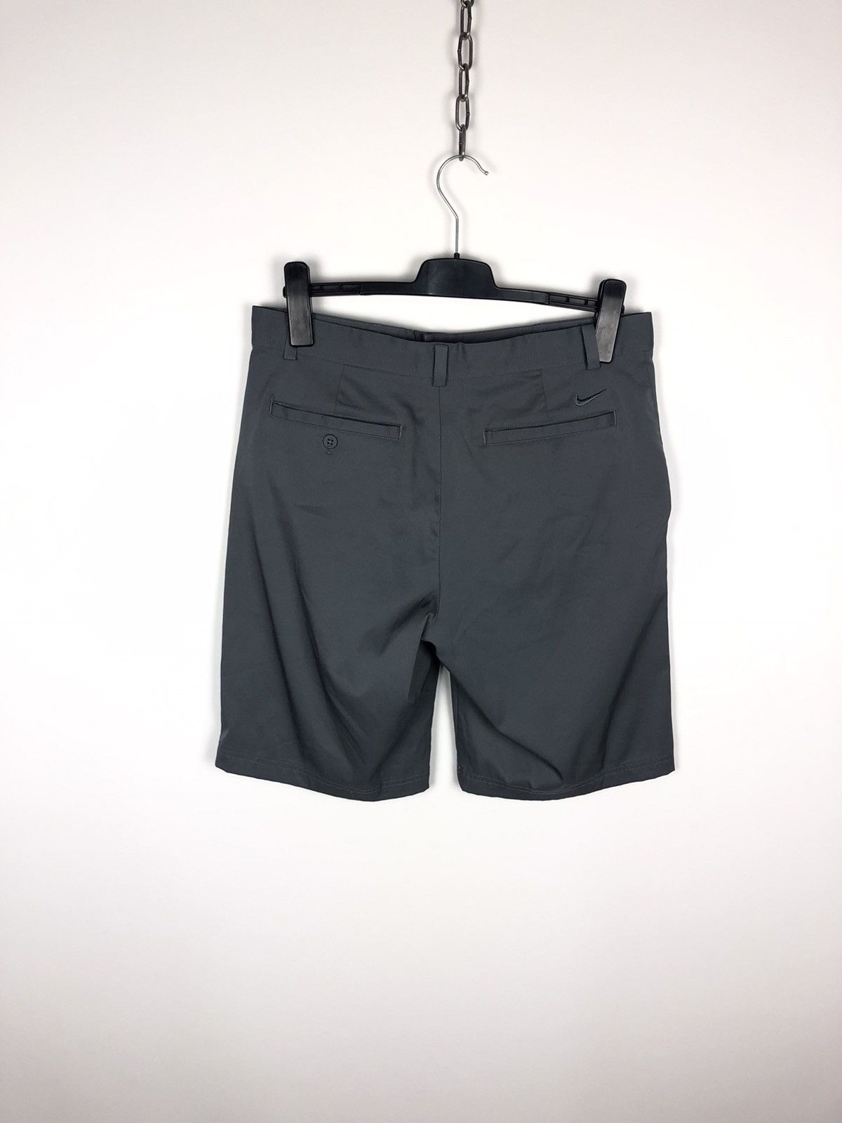 Nike Nike Dri Fit Gray Chino Shorts Embroidered Swooh Logo Tech Size US 32 / EU 48 - 5 Thumbnail