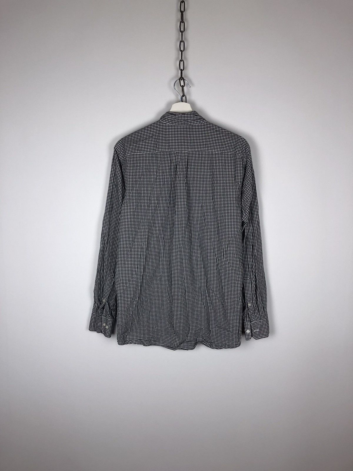 Uniqlo Uniqlo UNQ Black/White Check Shirt Button Up size M Size US M / EU 48-50 / 2 - 5 Thumbnail