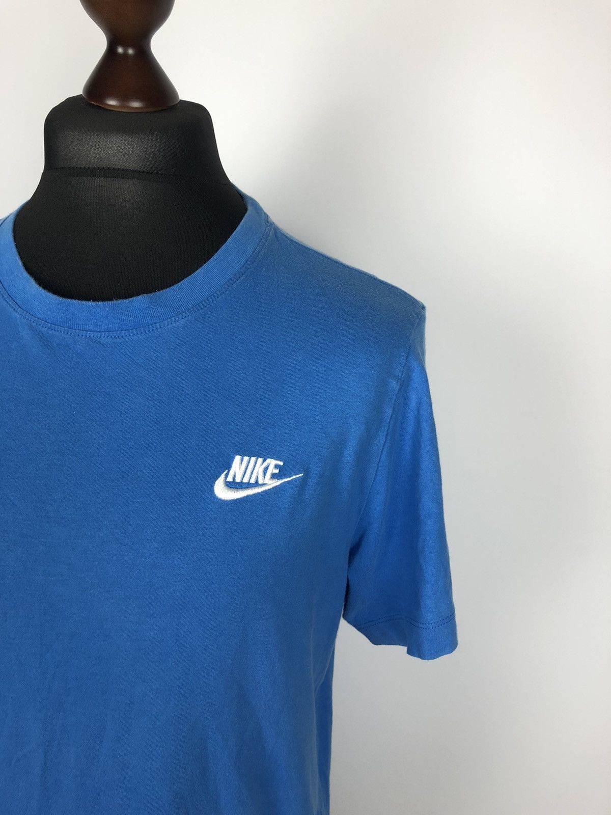 Nike Nike Basic Blue T-Shirt Small Spellout Swoosh Logo L Size US L / EU 52-54 / 3 - 3 Thumbnail