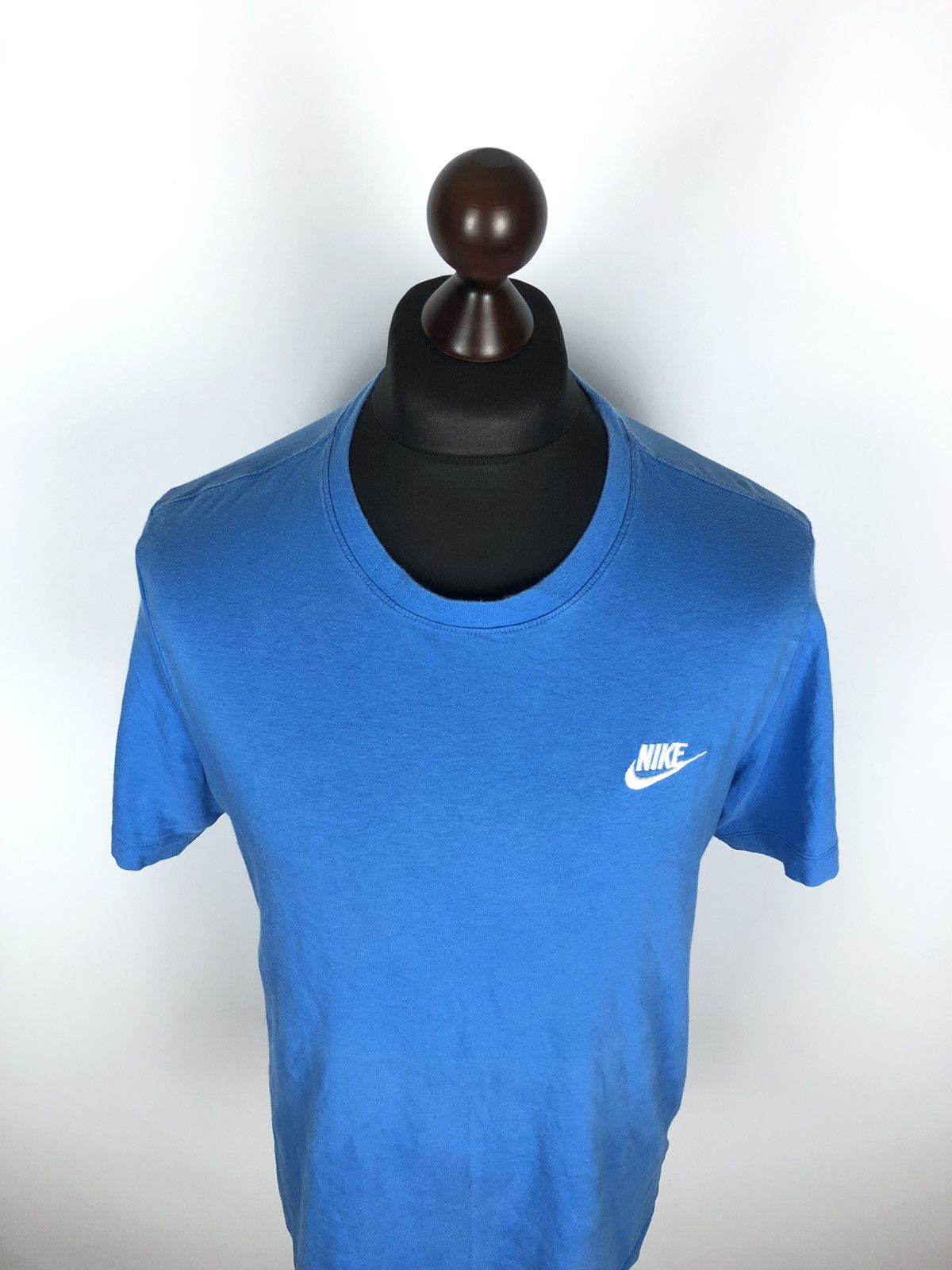 Nike Nike Basic Blue T-Shirt Small Spellout Swoosh Logo L Size US L / EU 52-54 / 3 - 2 Thumbnail