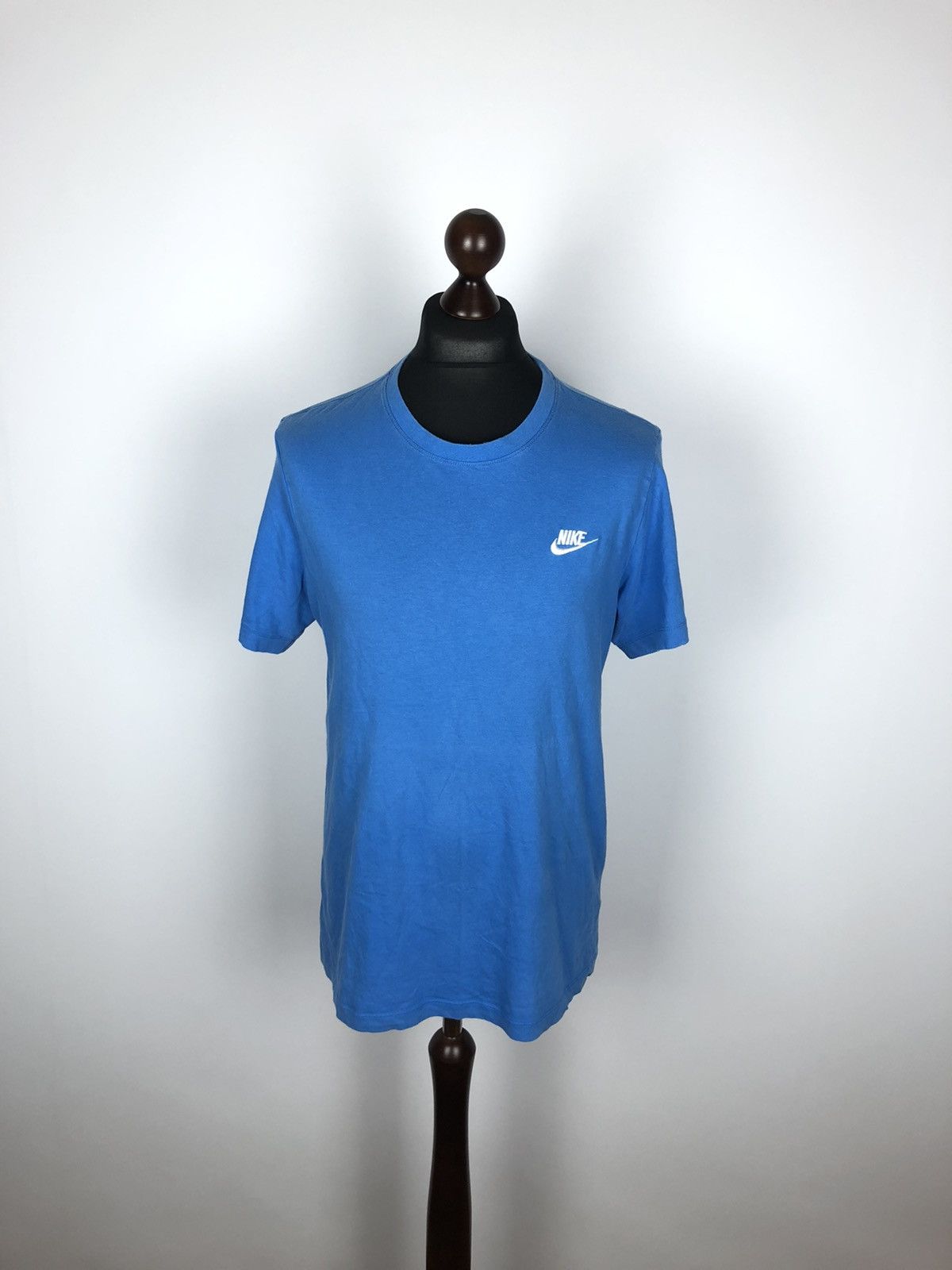 Nike Nike Basic Blue T-Shirt Small Spellout Swoosh Logo L Size US L / EU 52-54 / 3 - 1 Thumbnail