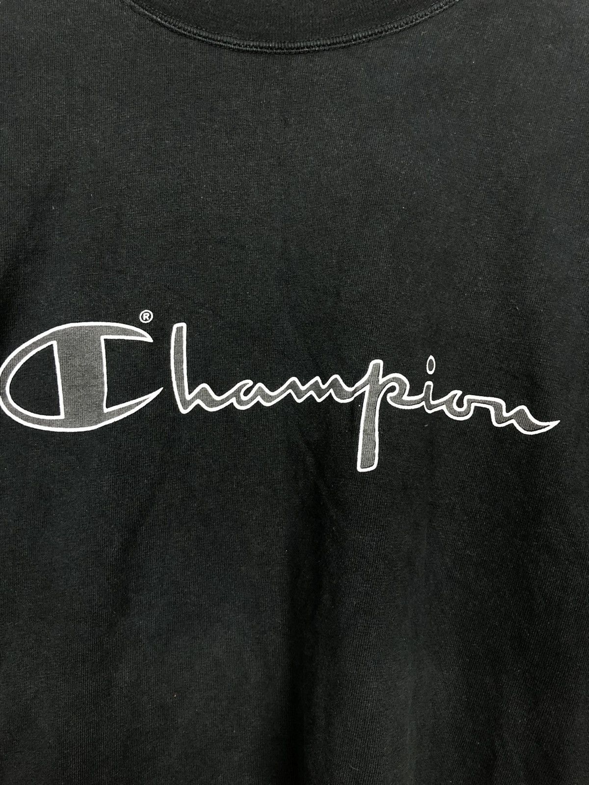 Champion Vintage Champion Big Center Logo Long Sleeve Pullover L Size US L / EU 52-54 / 3 - 3 Thumbnail