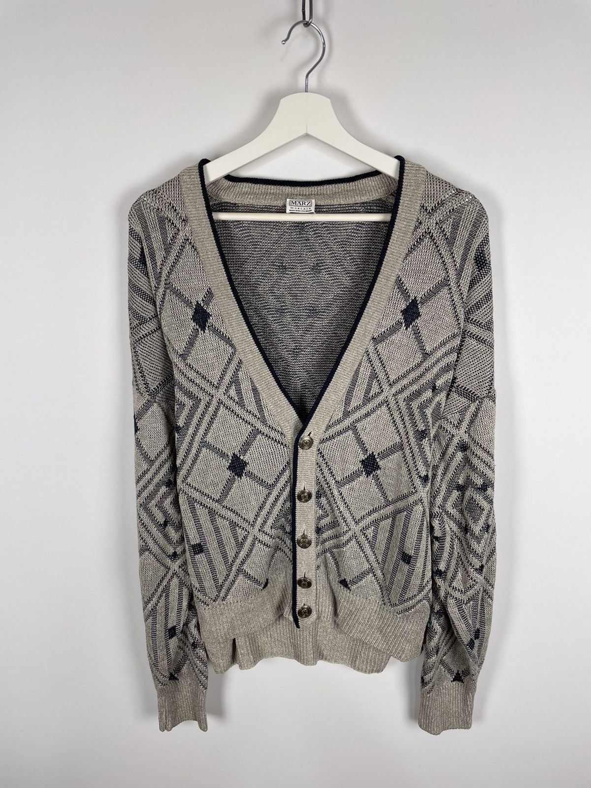 Vintage Vintage MARZ MUNCHEN West Germany Cardigan Sweater Ornament Size US M / EU 48-50 / 2 - 1 Thumbnail
