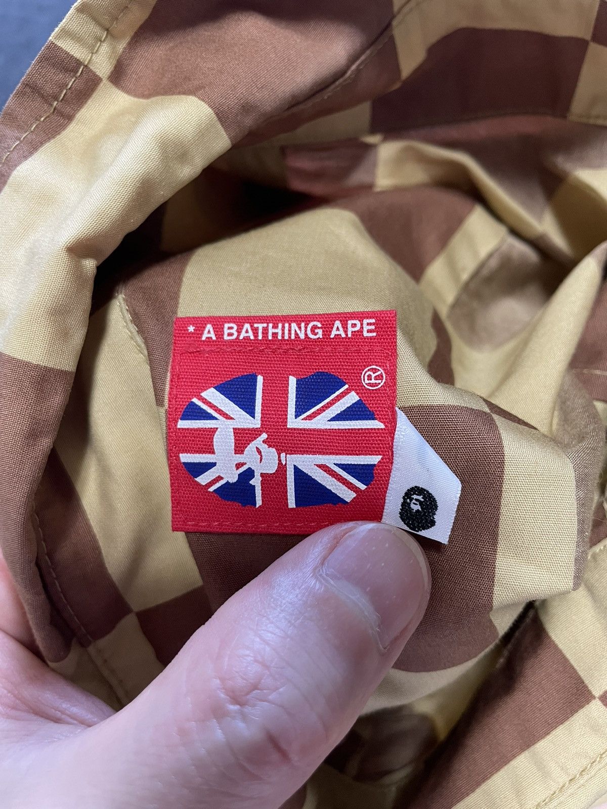 Bape BAPE Polo Size L Brown/Beige Size US L / EU 52-54 / 3 - 4 Thumbnail