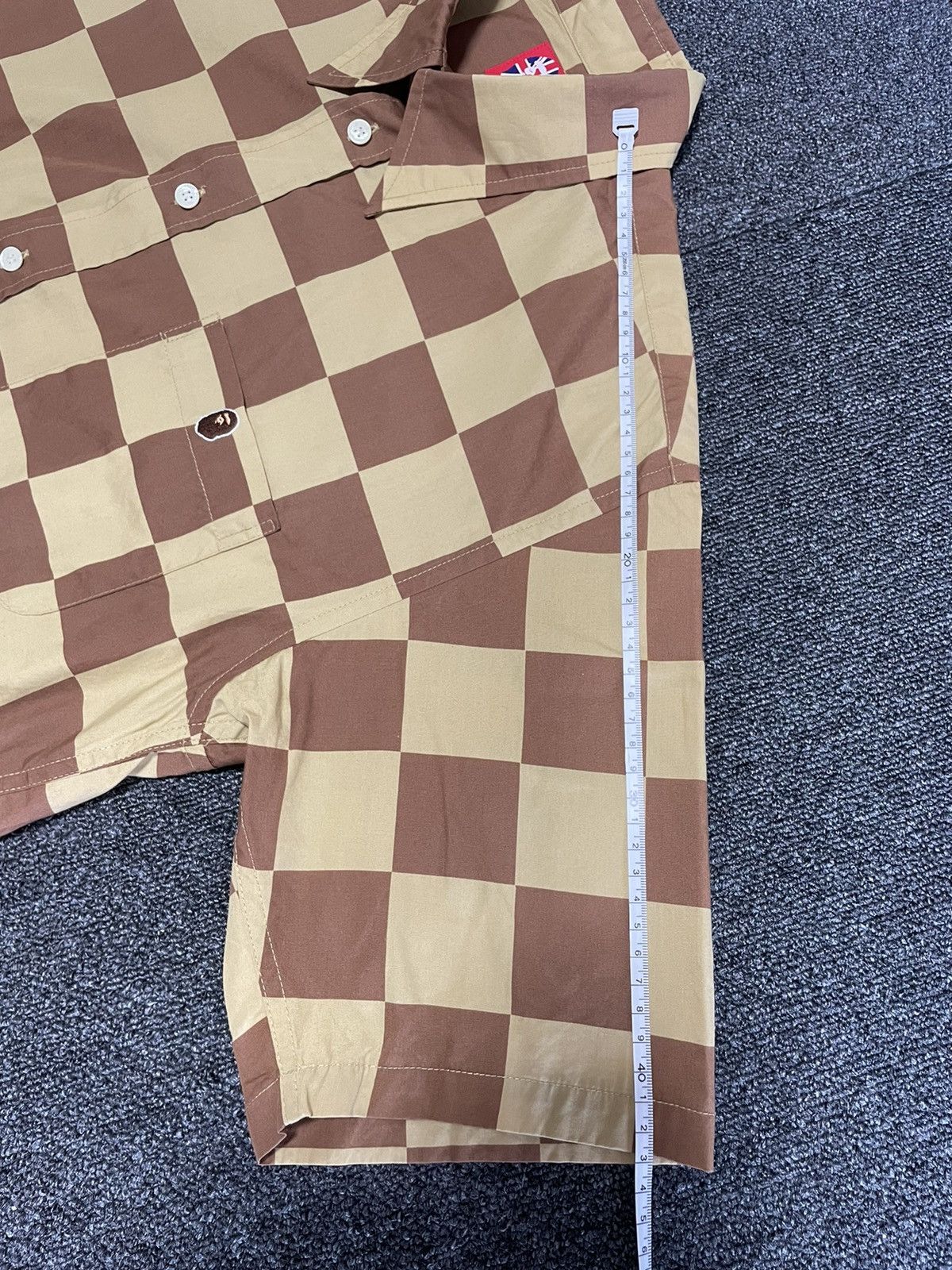 Bape BAPE Polo Size L Brown/Beige Size US L / EU 52-54 / 3 - 8 Thumbnail