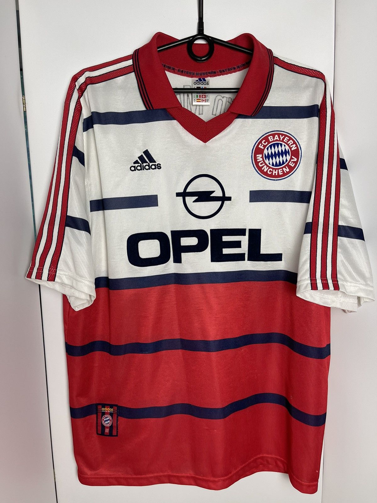 Vintage Soccer jersey Bayern Munich Opel size L