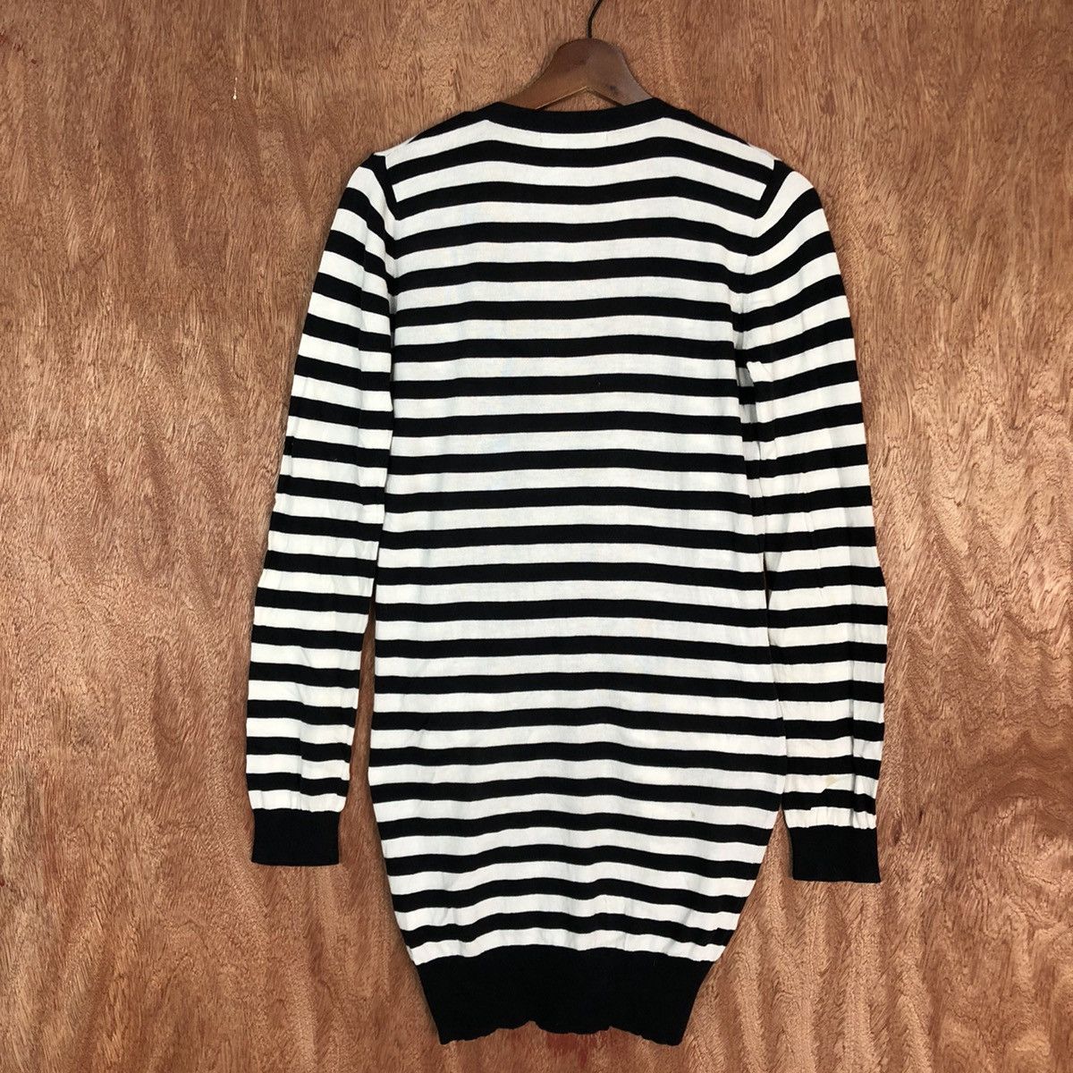 OVER THE STRiPES DL KariAng Stripe Cardigan knitwear like kurt cobain#c732 Size S / US 4 / IT 40 - 13 Thumbnail
