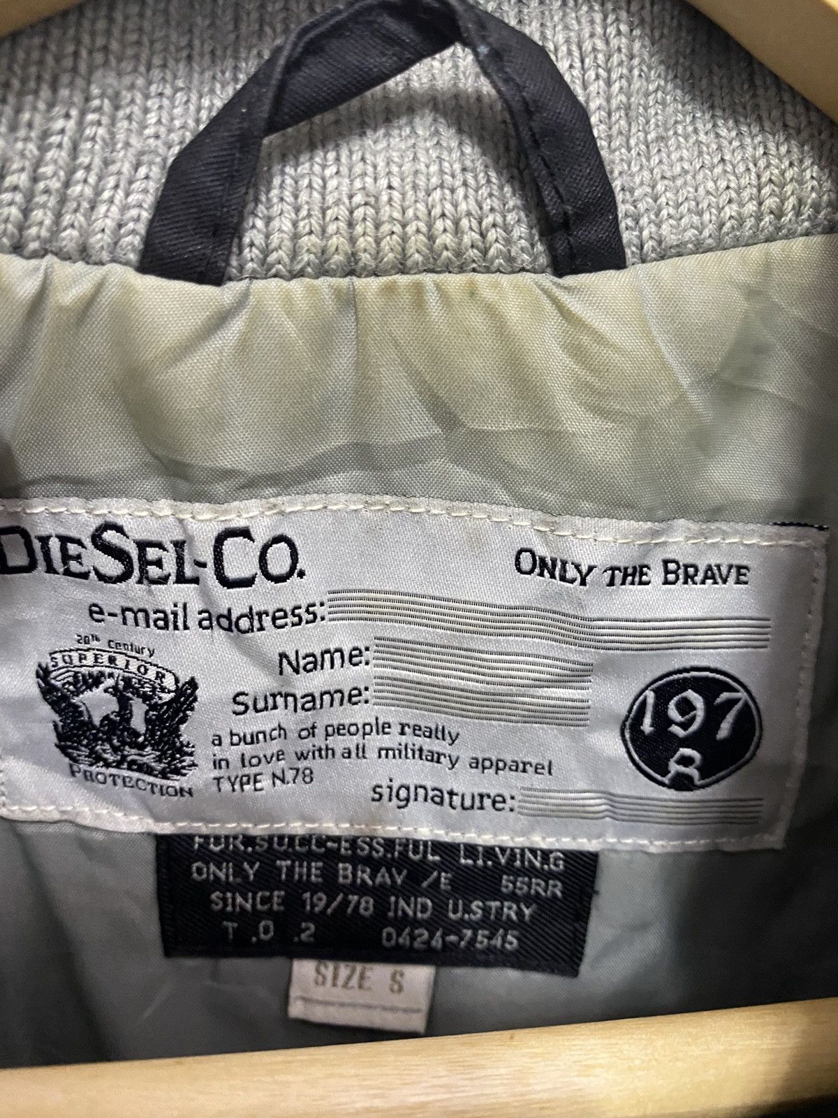 Diesel × Japanese Brand × Vintage Diesel Patches Flight Jacket Size US S / EU 44-46 / 1 - 7 Thumbnail