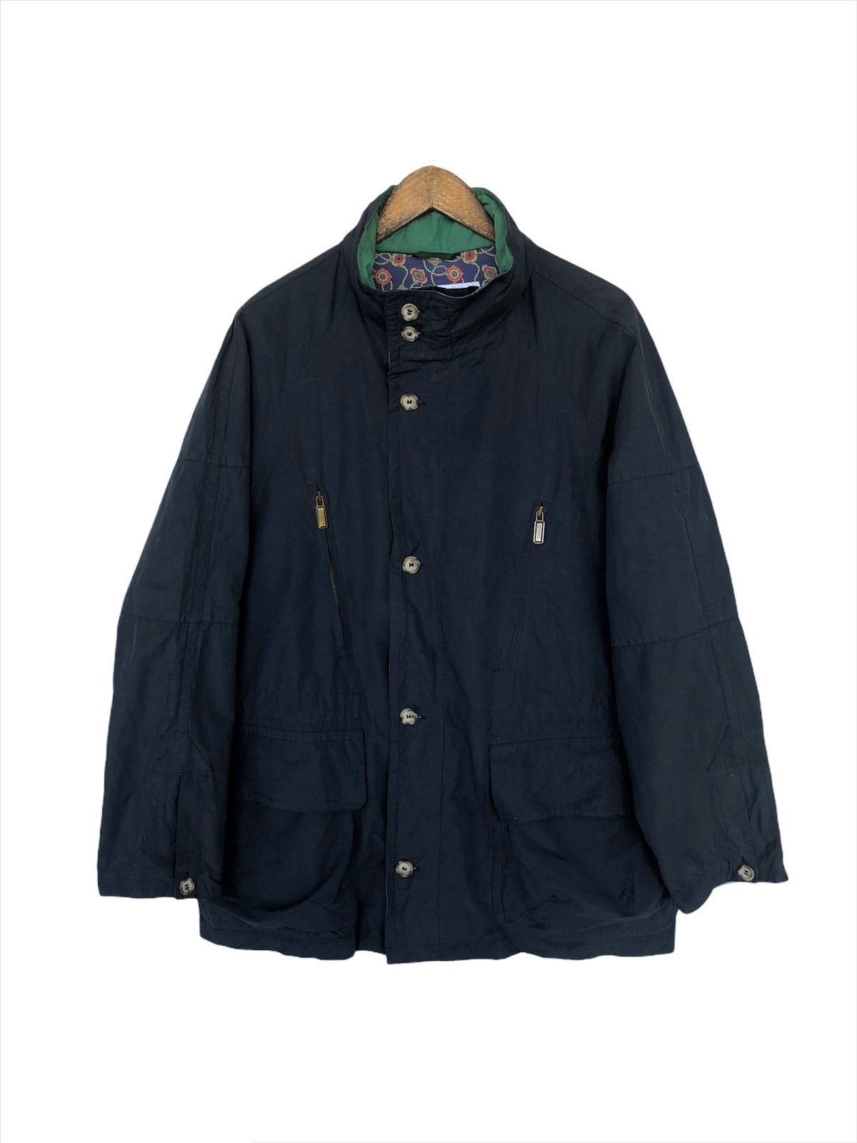 Givenchy 1980s Givenchy 🇮🇹 Colorway Retro Runway Oversized Jacket Size US L / EU 52-54 / 3 - 3 Thumbnail