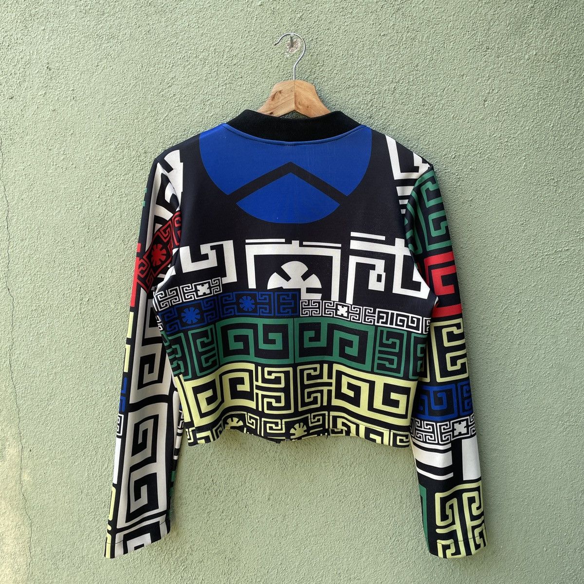 Japanese Brand Japanese Vintag Rare Full Print Zipper Ups Crop Jacket Size US S / EU 44-46 / 1 - 12 Thumbnail