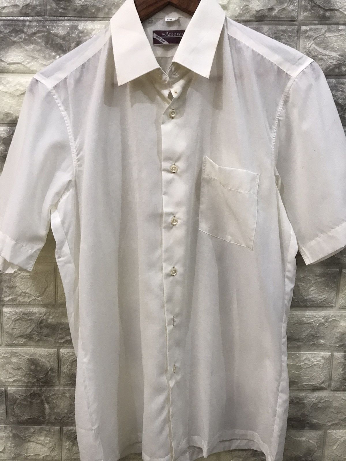 Arrow Vintage 80’s Arrow button Shirt Size US M / EU 48-50 / 2 - 3 Thumbnail