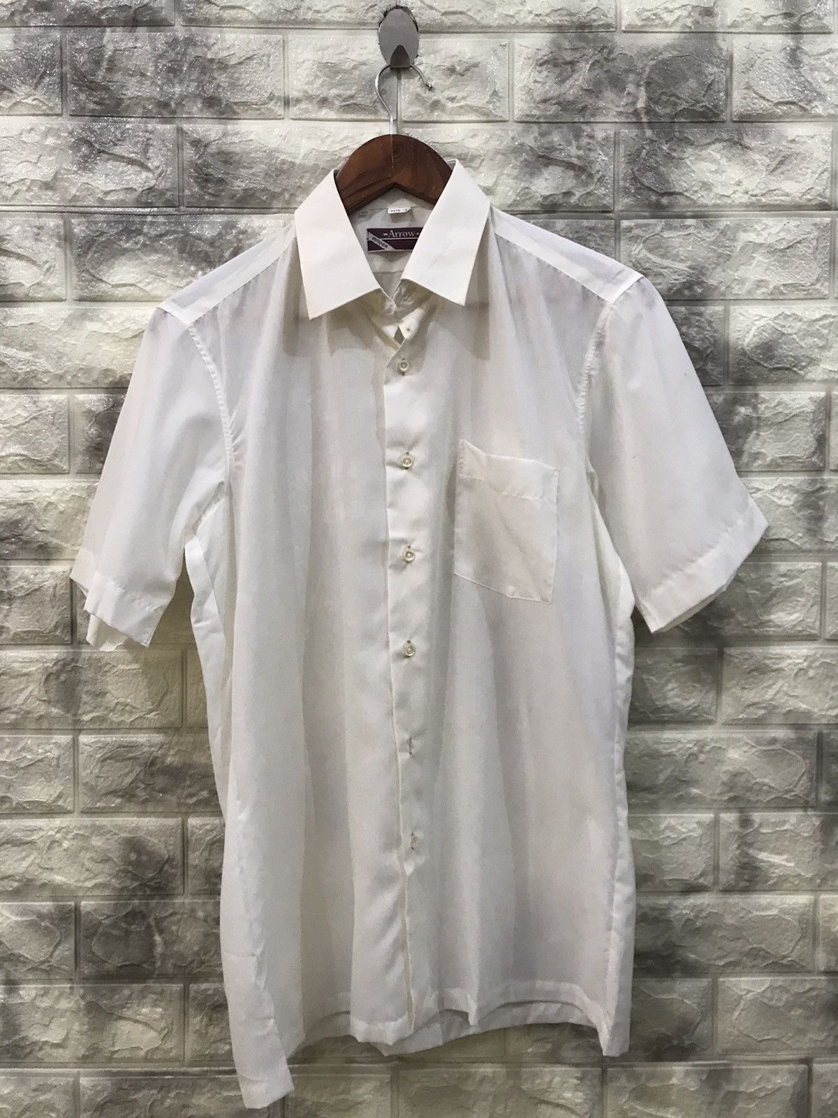 Arrow Vintage 80’s Arrow button Shirt Size US M / EU 48-50 / 2 - 1 Thumbnail