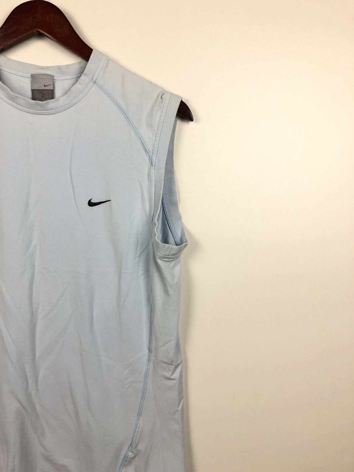 Nike Nike Vintage T-Shirt Vest Blue size M Small Logo Size US M / EU 48-50 / 2 - 2 Thumbnail