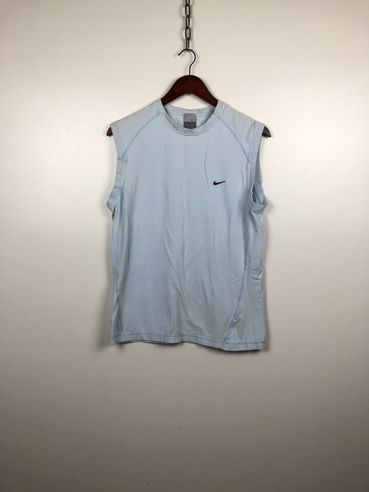 Nike Nike Vintage T-Shirt Vest Blue size M Small Logo Size US M / EU 48-50 / 2 - 1 Thumbnail