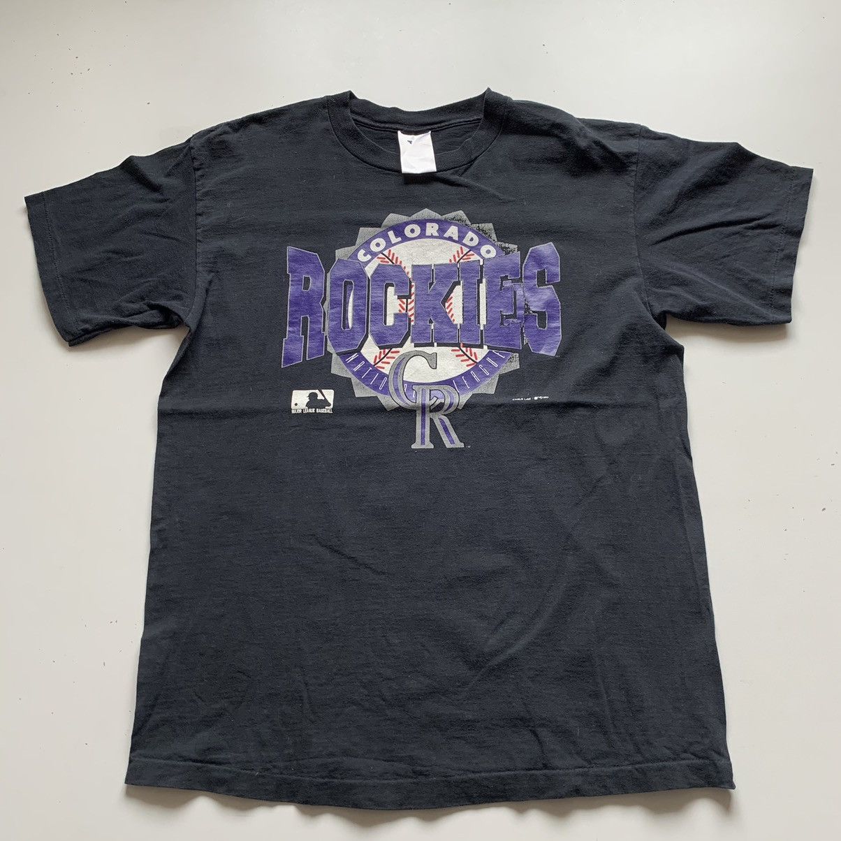 The Game, Shirts, Vintage 9s Colorado Rockies Single Stitch Usa Made T  Shirt Sz Xl