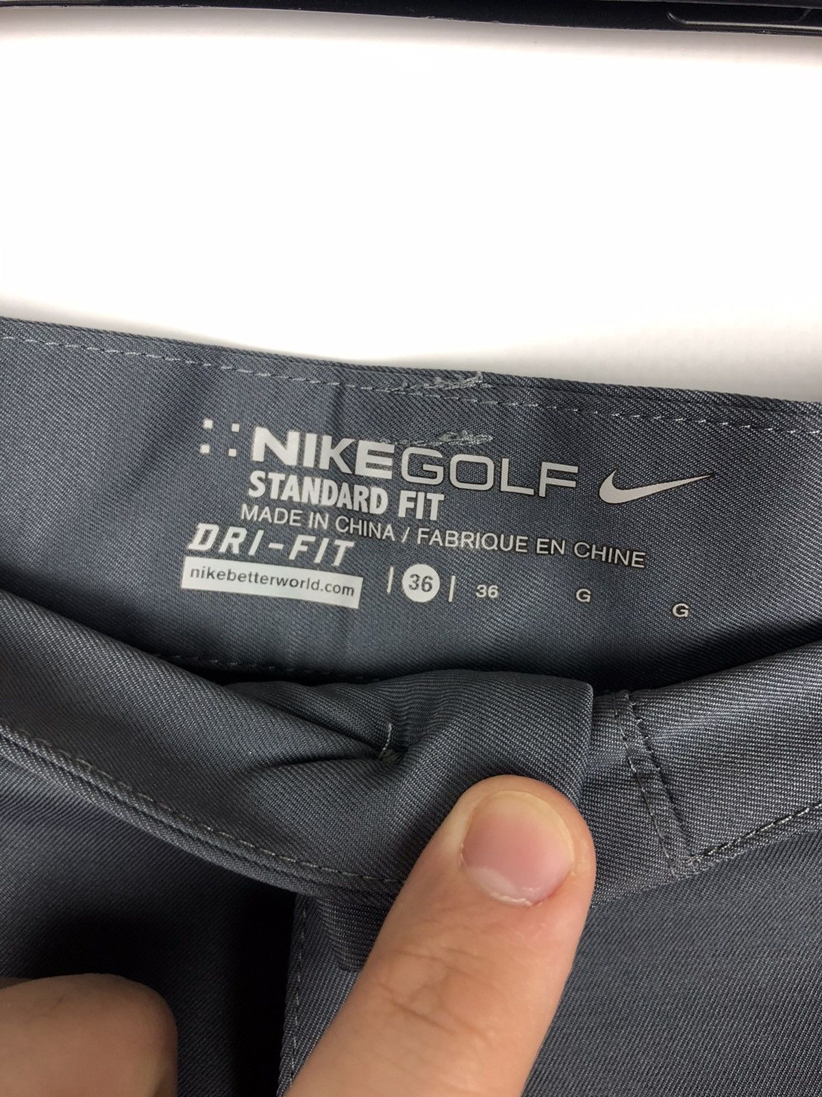 Golf Wang Nike Golf Standard Fit Shorts Grey Size 36 Embroidered Size US 36 / EU 52 - 8 Thumbnail