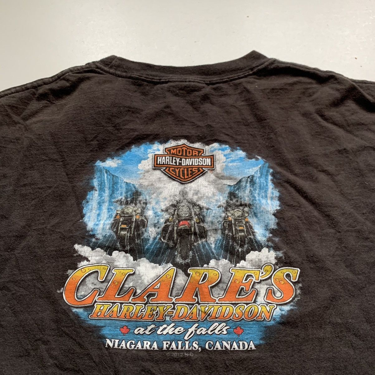 Harley Davidson × Vintage Vintage 2000s Harley Davidson Niagara Falls Graphic T Shirt Size US M / EU 48-50 / 2 - 4 Thumbnail