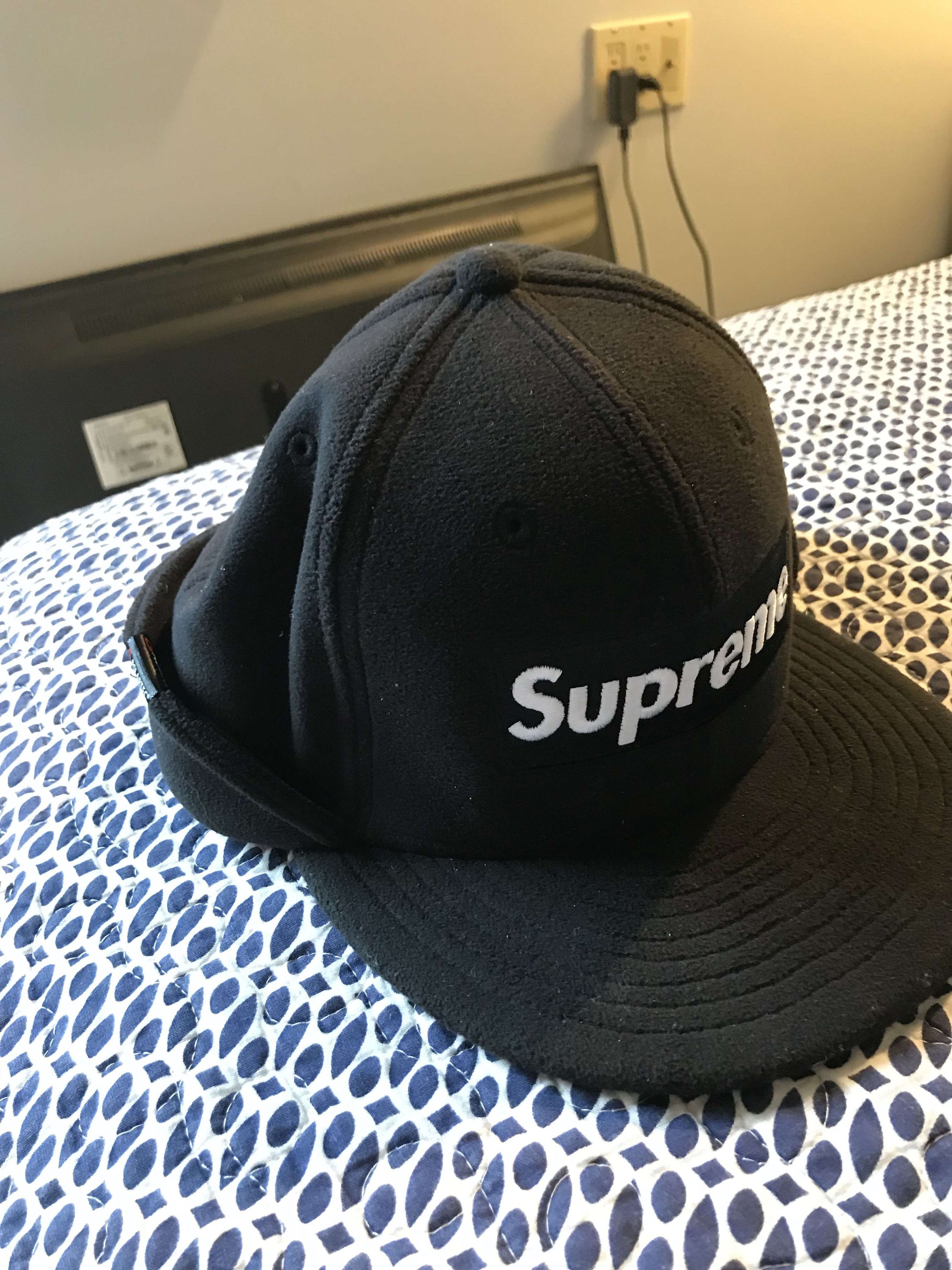 New Era Supreme Polartec Ear Flap Hat | Grailed