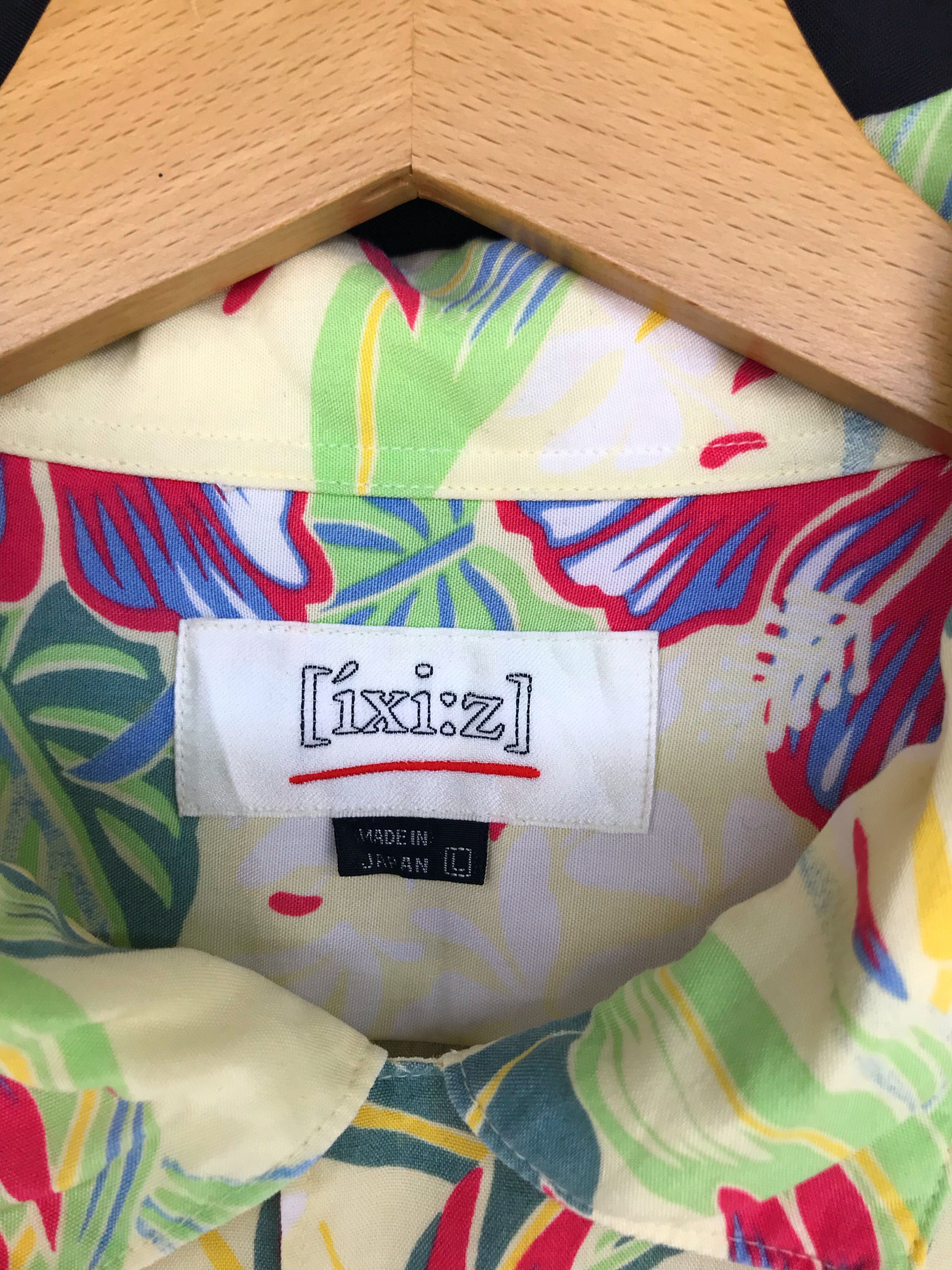 Japanese Brand Japanese Hawaiian Ixi:z Hibiscus Floral Border Panel Shirt Size US L / EU 52-54 / 3 - 6 Thumbnail