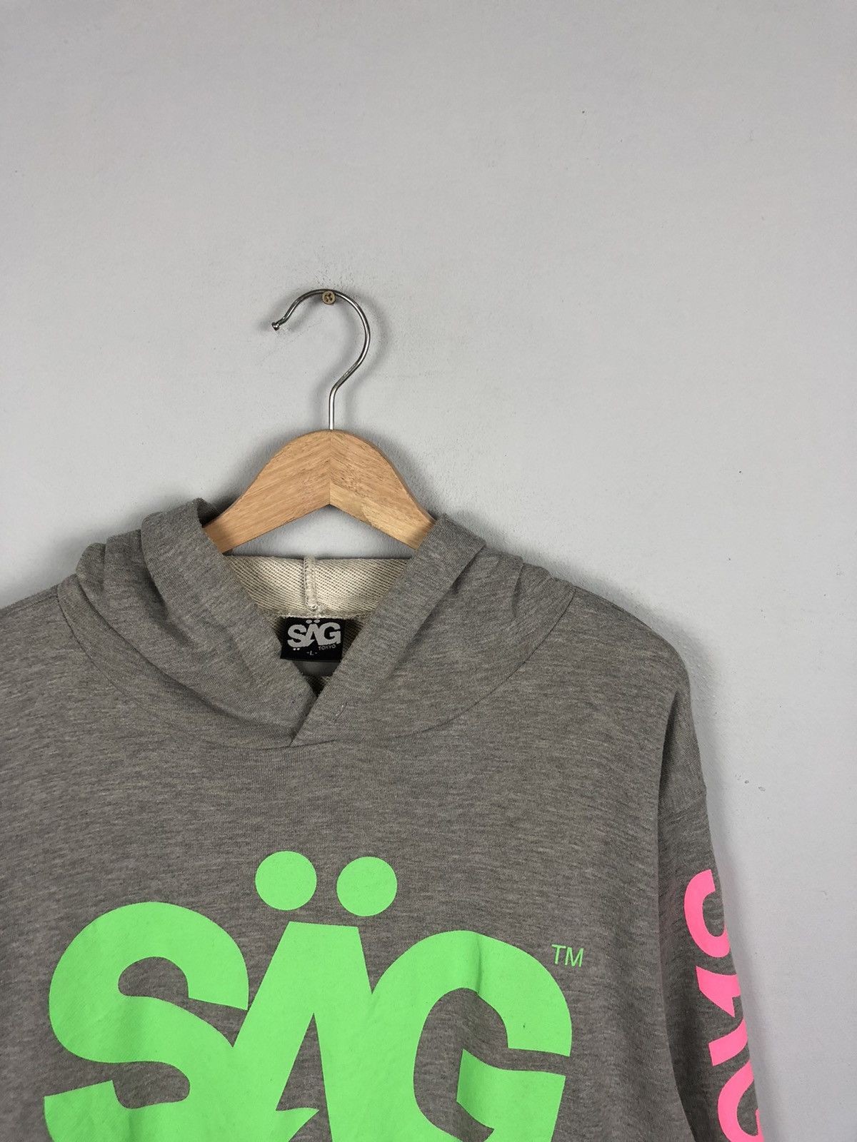 SAG Tokyo Japanese Brand Big Logo Hooded Sweater