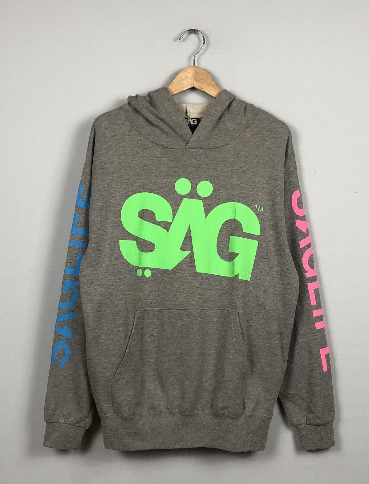SAG Tokyo Japanese Brand Big Logo Hooded Sweater