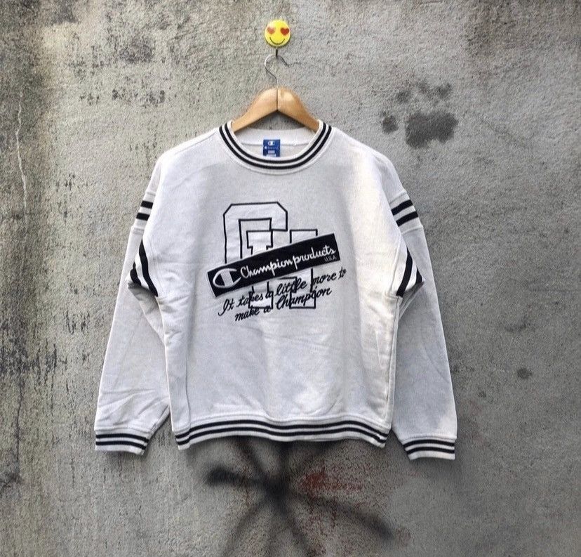Champion Vintage 90s champion product sweatshirt Size US M / EU 48-50 / 2 - 1 Thumbnail