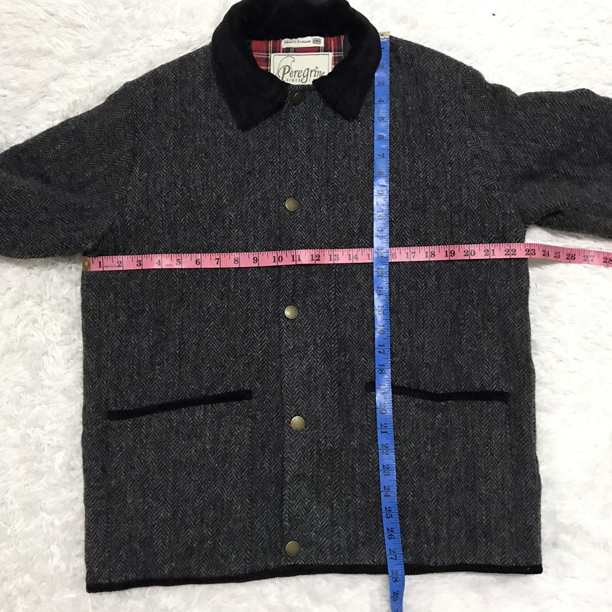 Harris Tweed Vtg Peregrine X Harris Tweed Wool Jacket Made in England Size US M / EU 48-50 / 2 - 11 Thumbnail