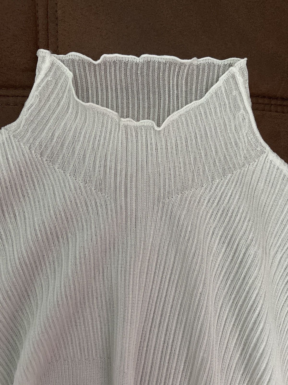 Dion Lee White sheer nylon sweater Size US S / EU 44-46 / 1 - 4 Thumbnail